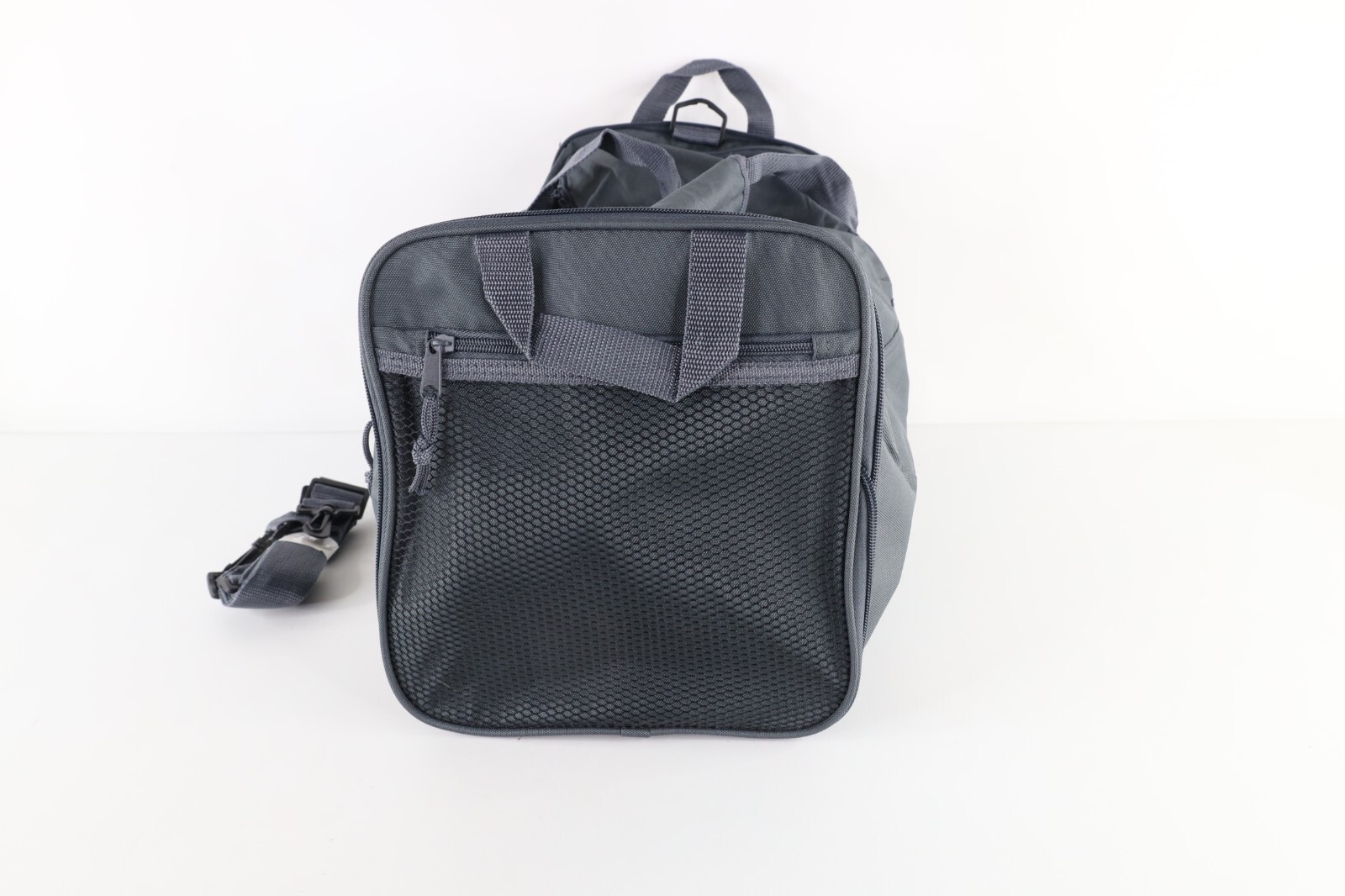 Deadstock Vintage Adventures by Disney Spell Out Handle Duffel Bag Carry On Gray