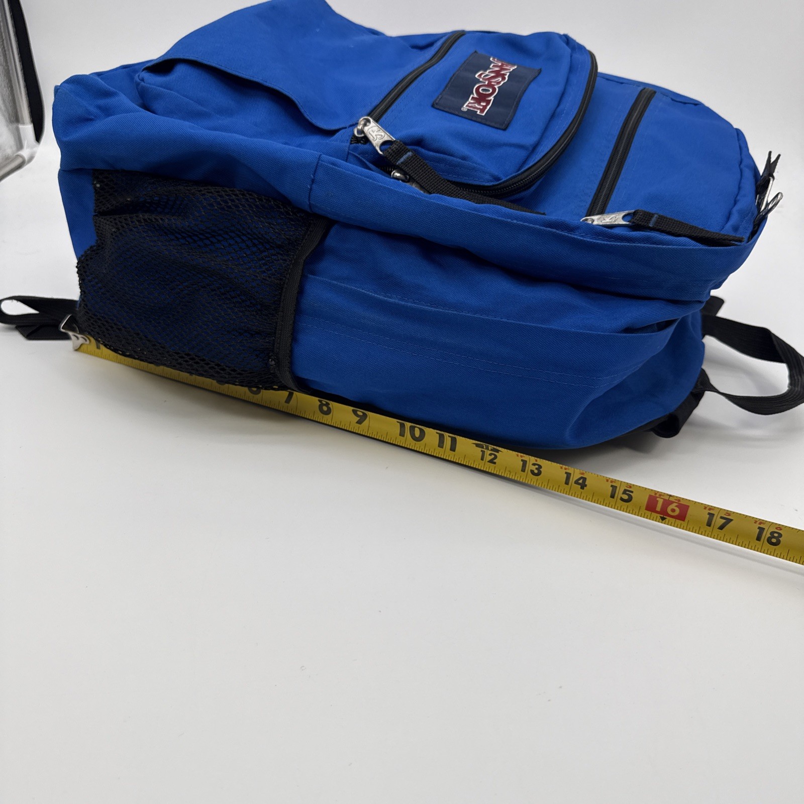 JanSport Big Student Backpack School Laptop Book Bag Royal Blue Nylon Daypack