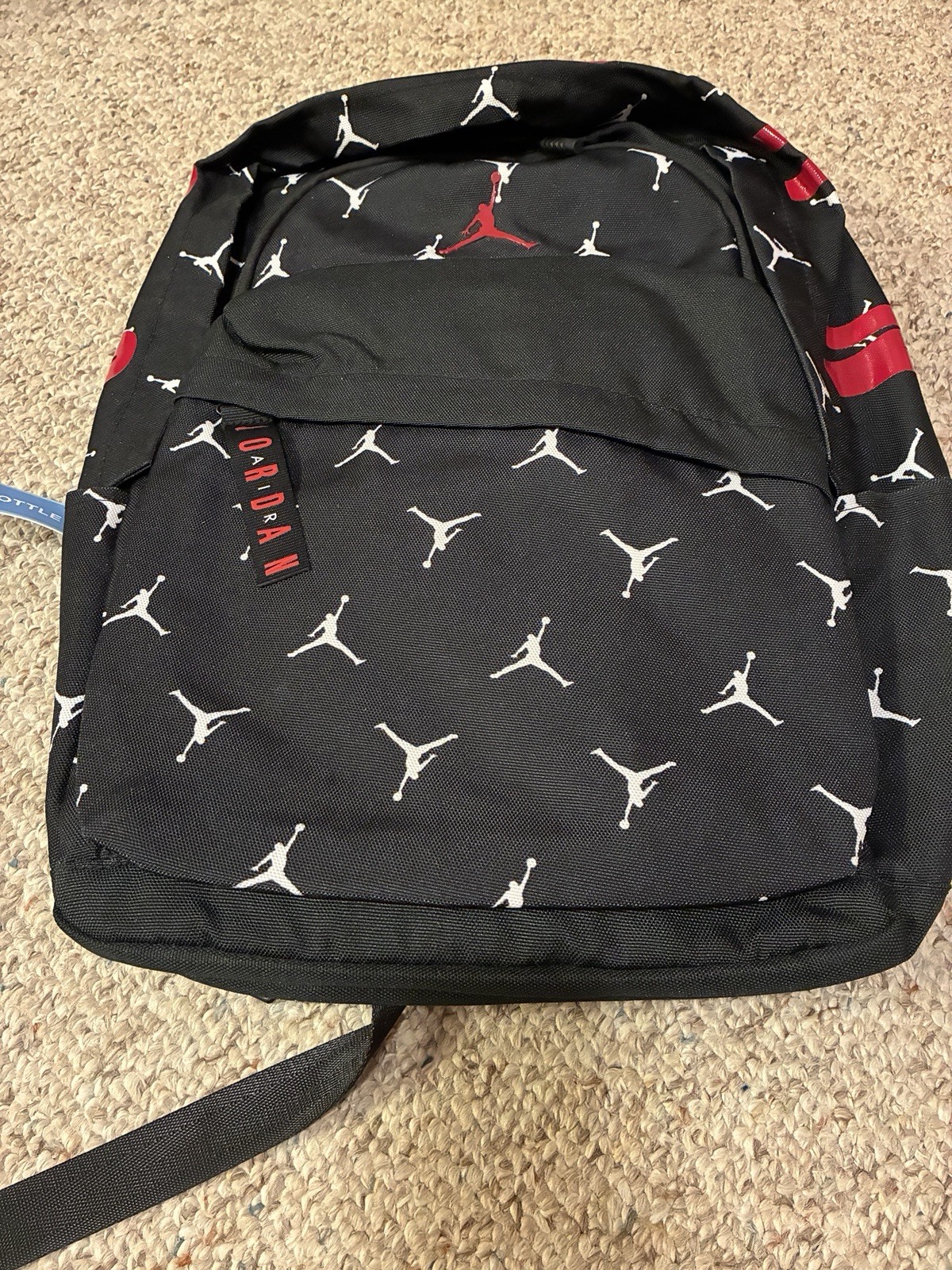 Nike Air Jordan Air Patrol Backpack Jumpman Unisex L Bag Black 9A0172 W0G NEW