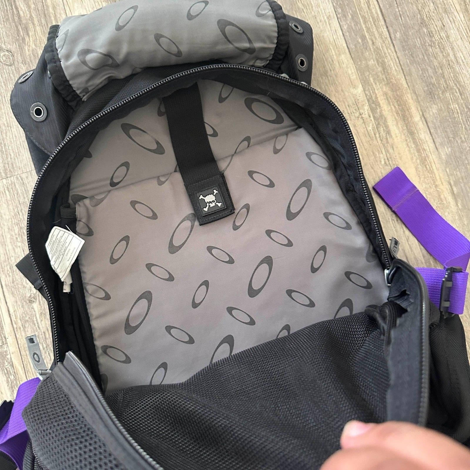 Vintage Y2K Oakley Icon 3.0 Backpack Infinite Hero Ash Purple Black