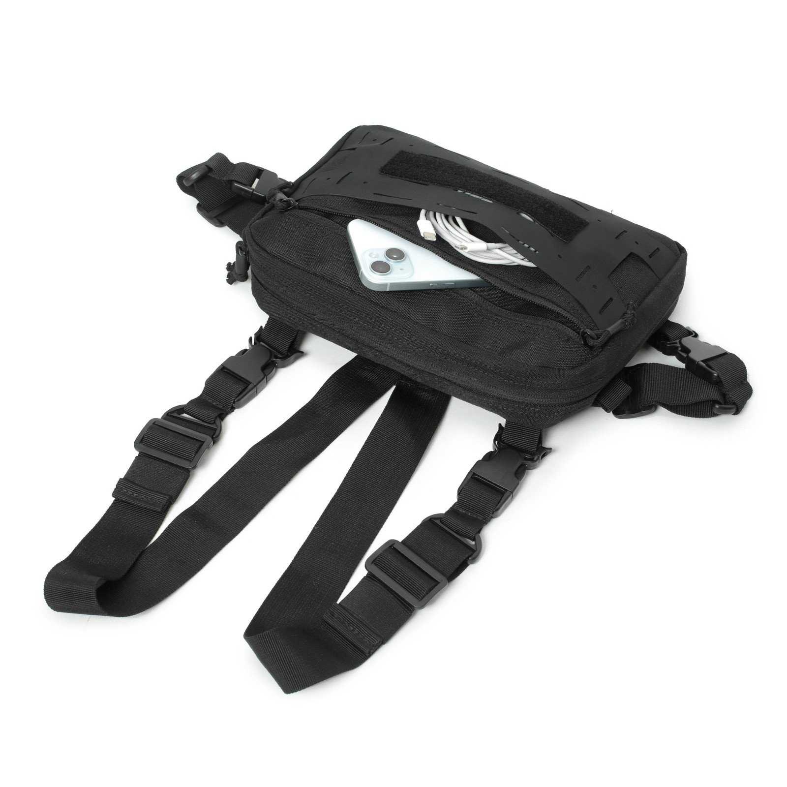 Tactical Combat Chest Rig Concealed Front Pouch Recon Kit Pack EDC Carry Pouch