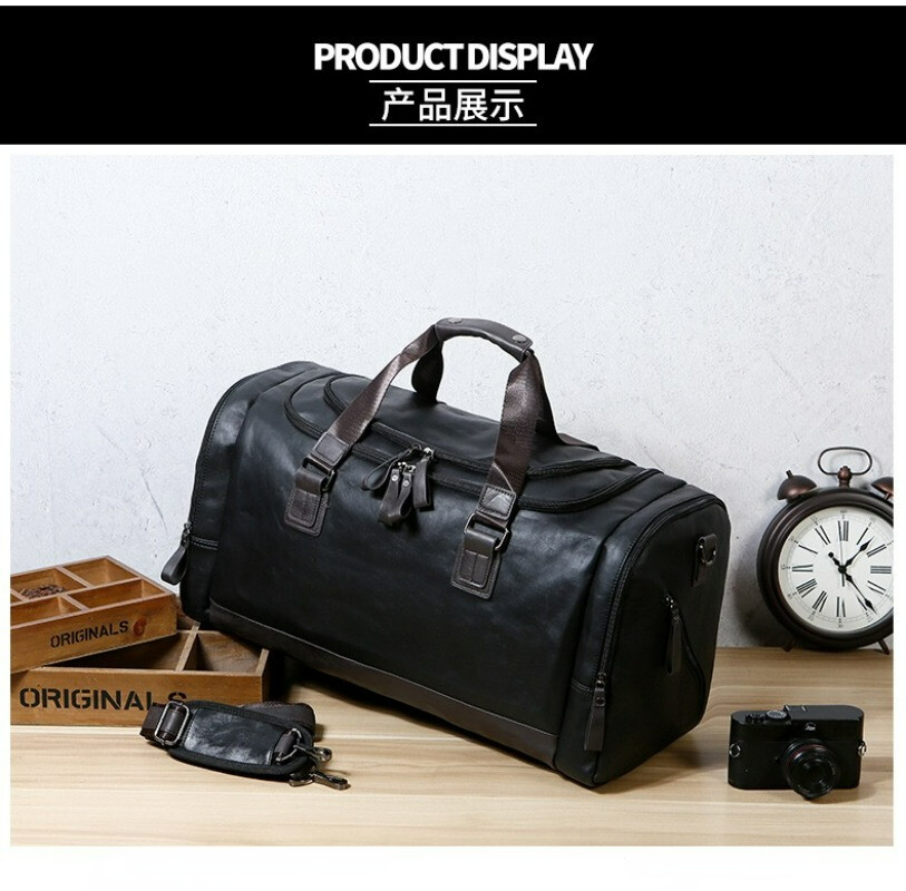 Men’s Large Capacity Multifunctional Business Travel Bag Handbag Shoulder Bag