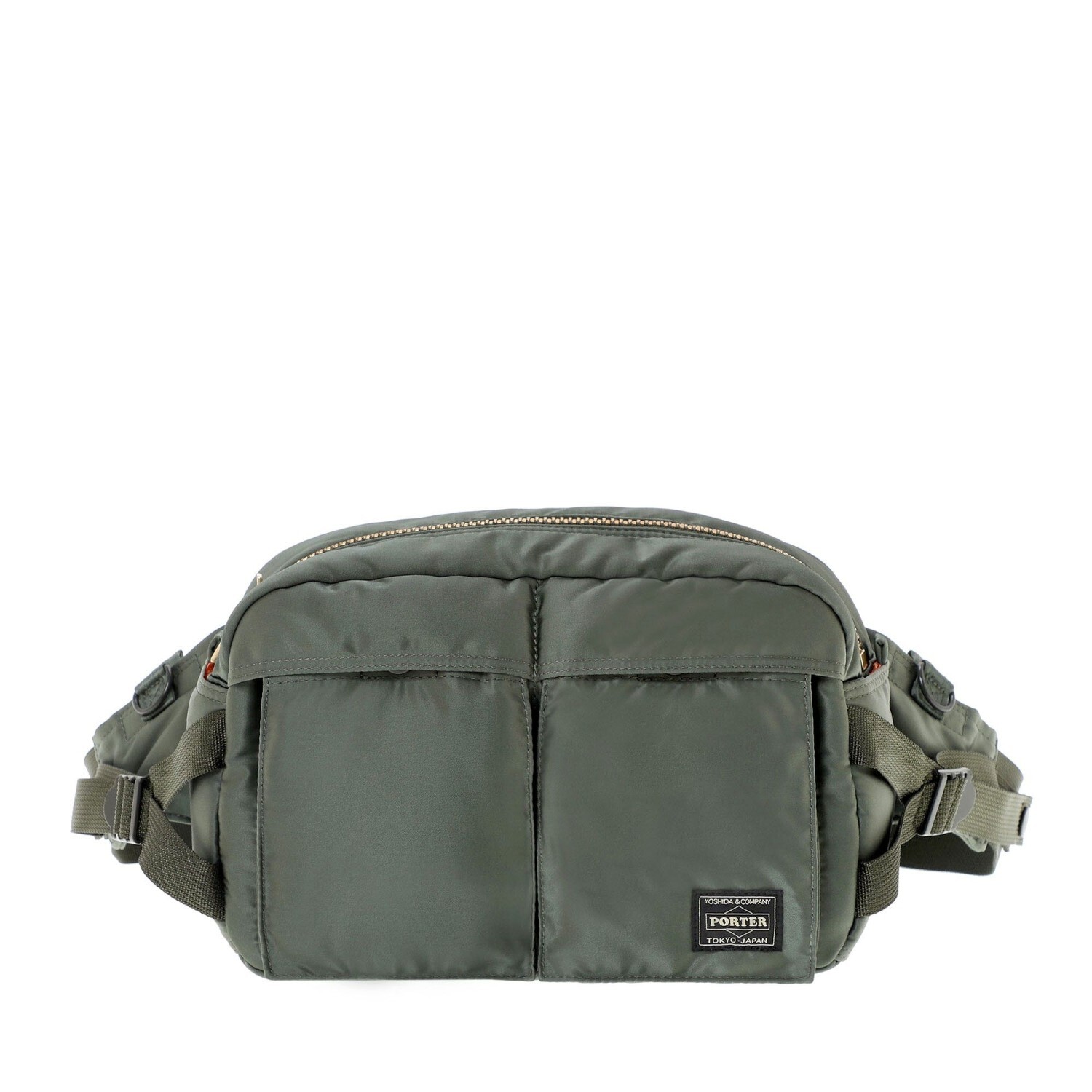 PORTER TANKER Nylon HIP BAG 622-08635 Sage Green Yoshida & Co. JPN