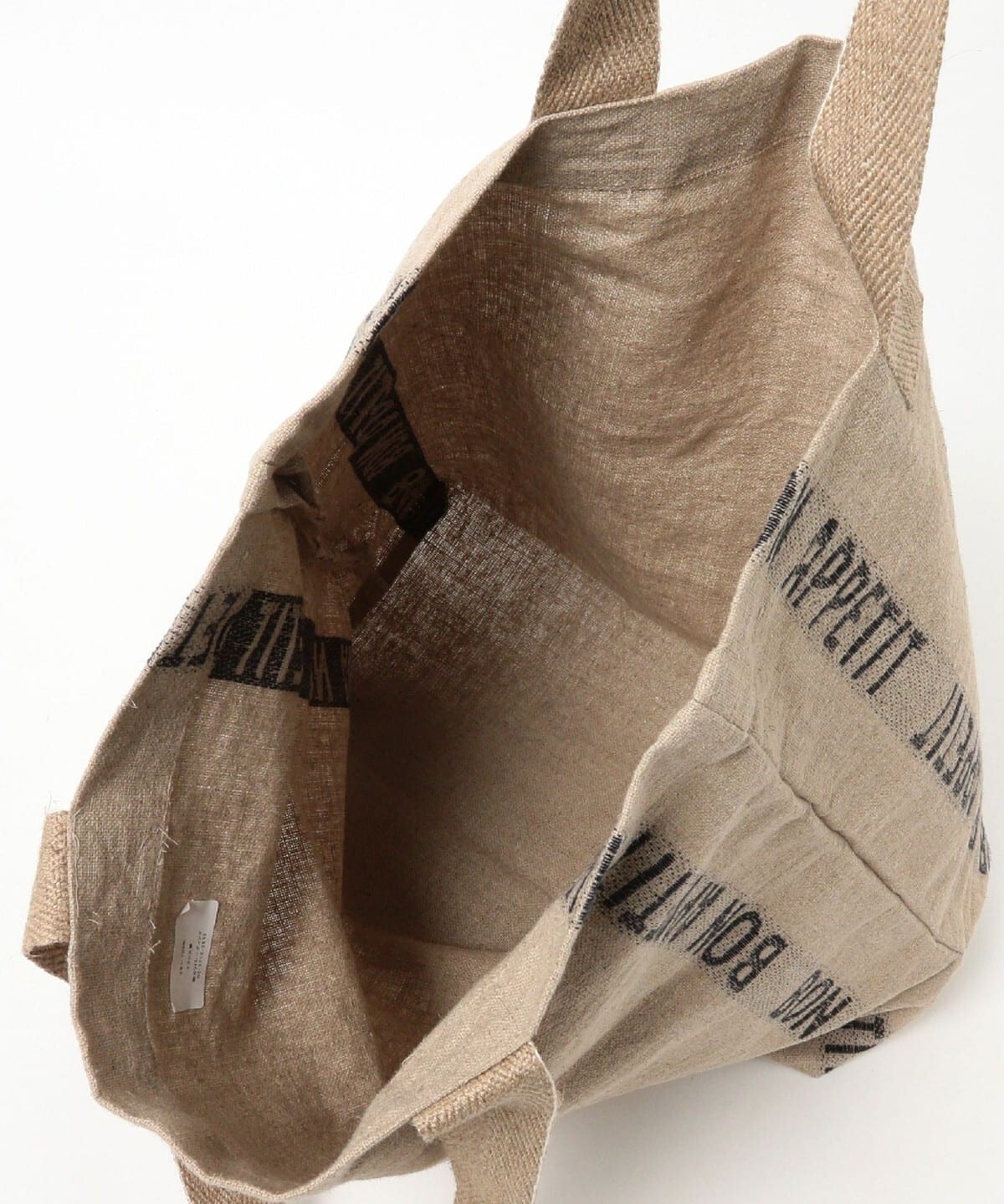 (ASK availability First) BEAMS Charvet Editions / “BON APPETIT” Linen Tote new