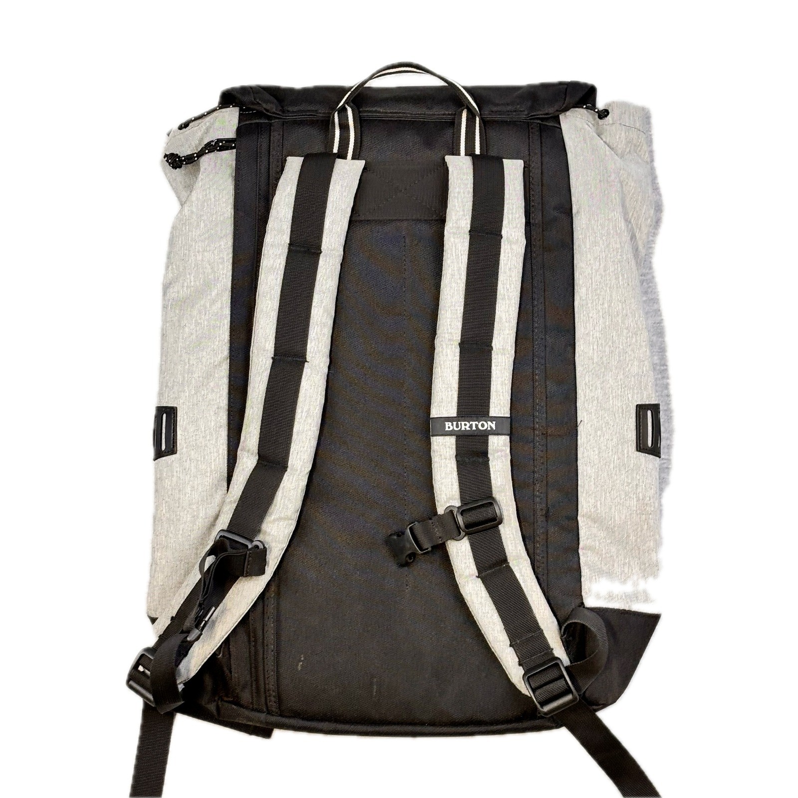 Burton Rucksack Backpack Grey Heather Black Hiking Commuter Bag Padded Laptop