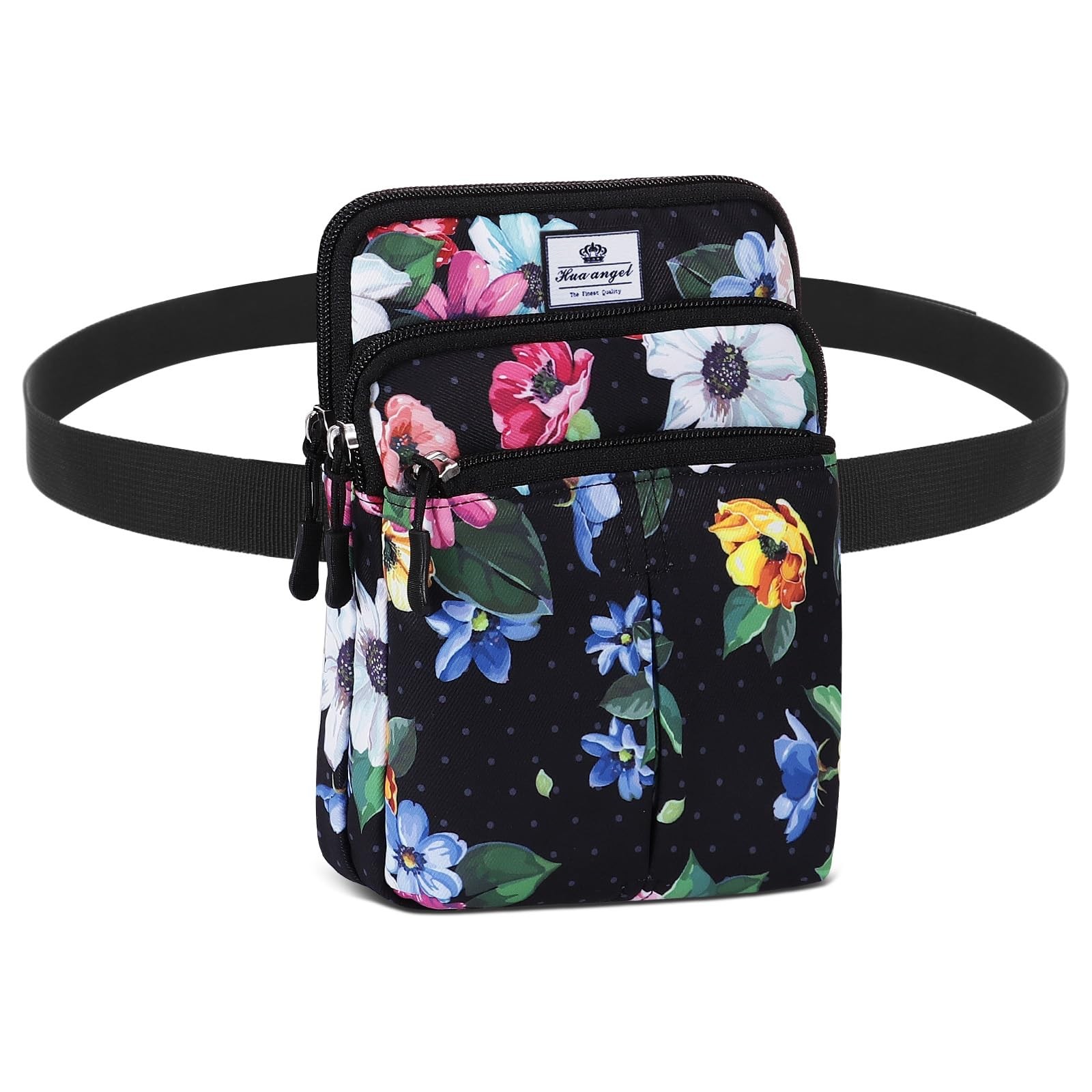 Multifunctional Fanny Pack for Men Women Lightweight Waist Bag with 3 Zip Co…