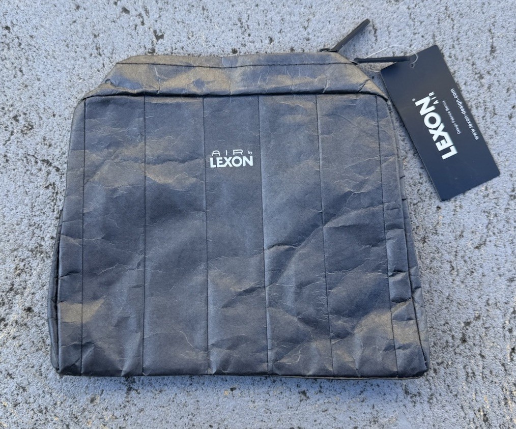 Air by Lexon Design Tyvek toiletry bag, model LN711N Eco Friendly