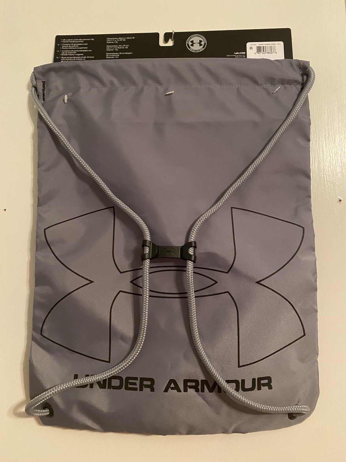 Under Armour Ozsee Drawstring Sackpack Backpack, Gym Bag,1240539 NEW