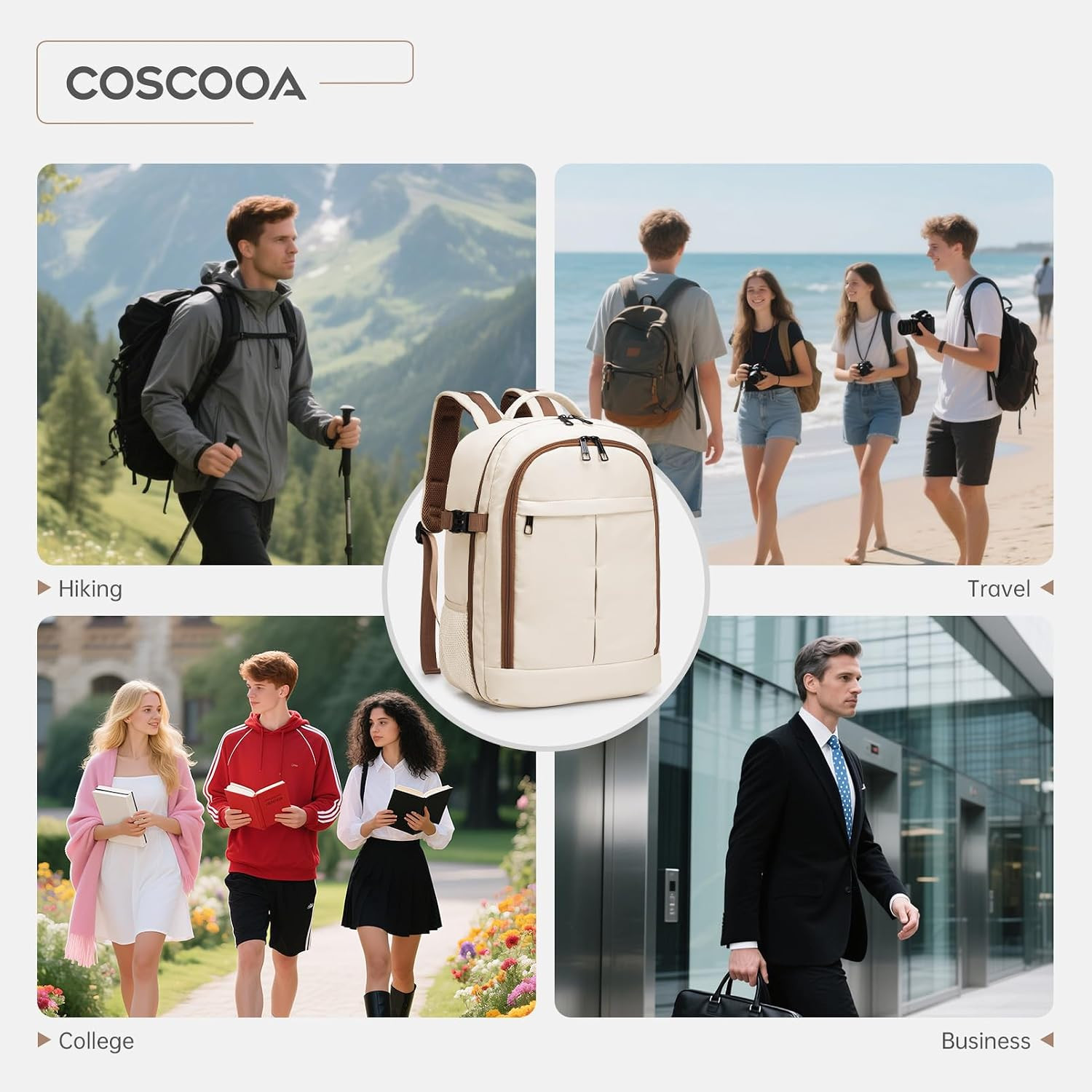 Small Travel Backpack 20L,Personal Item Bag 40X30X15Cm,Flight Approved Underseat