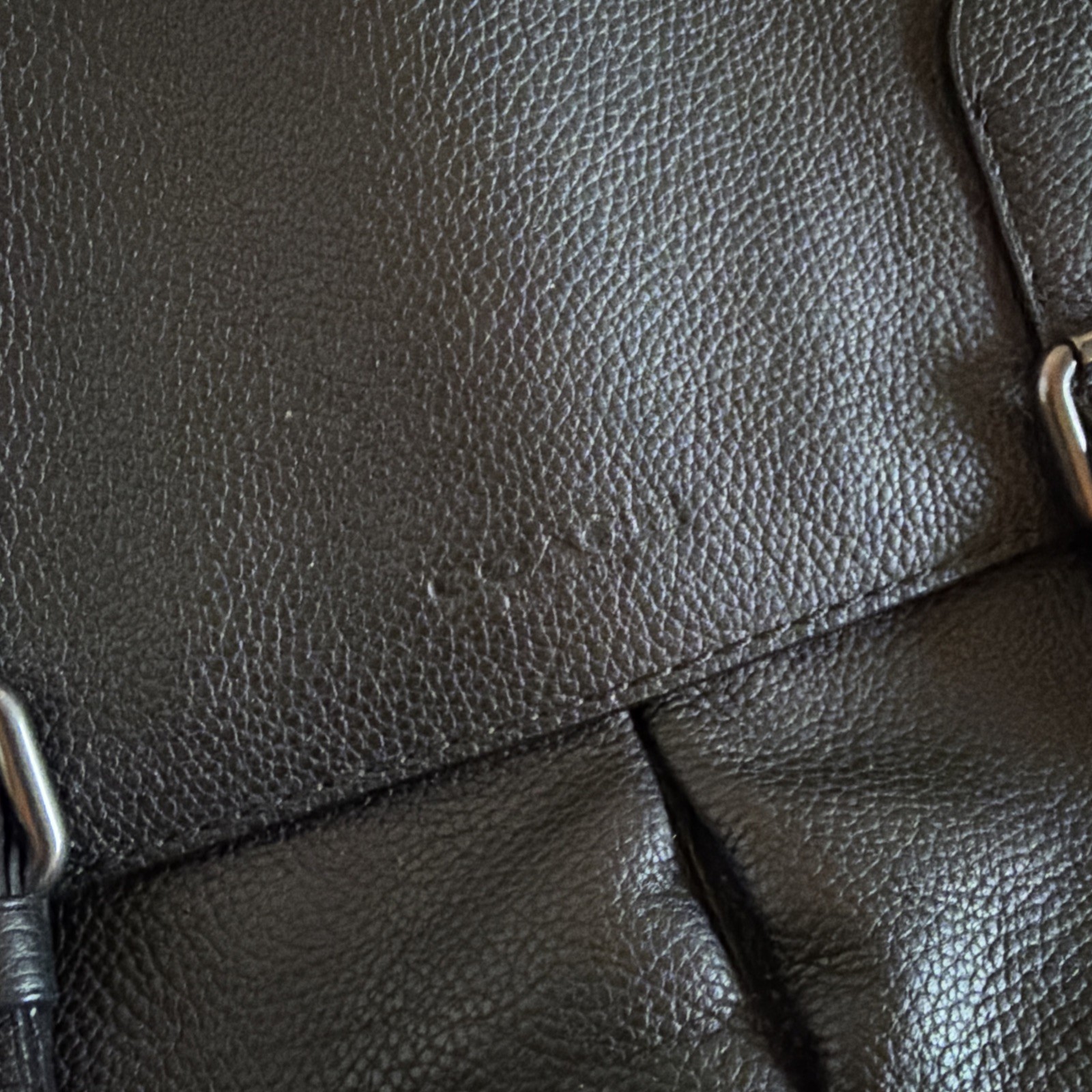 COACH – Metropolitan 55552 Black Leather Messenger Crossbody Bag A4 Fit