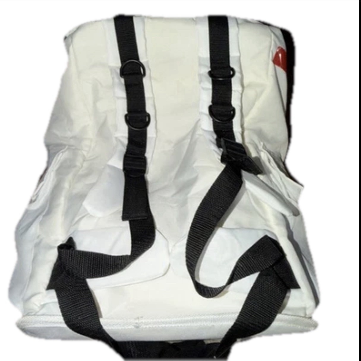 Aeromax Jr. Astronaut Backpack, White, with NASA patches Adults Ft 3 Way Harness
