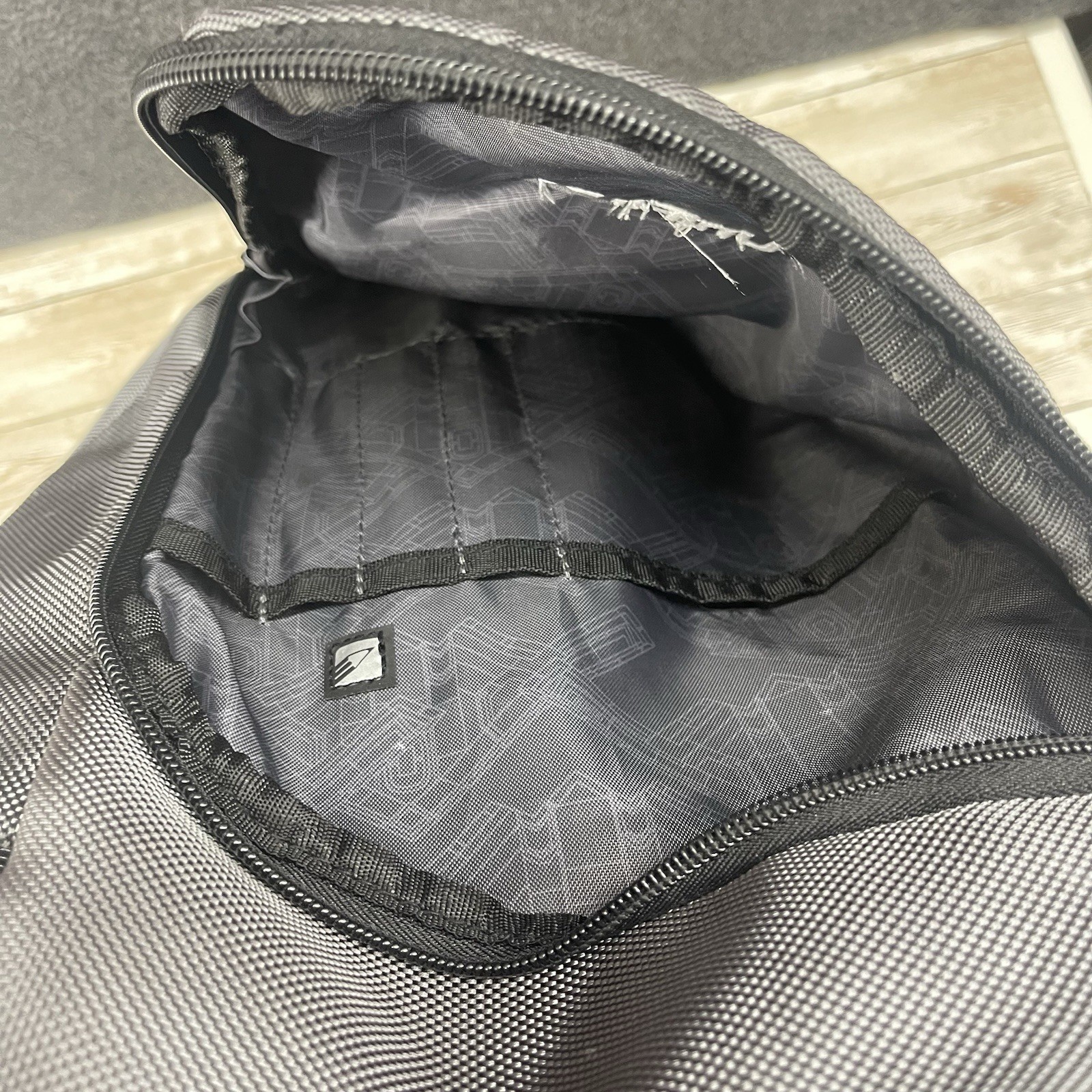 OGIO® Ace Pack Metallic Gray Backpack, 1680D, 1,450 cu. in./22.1 L, PADDED