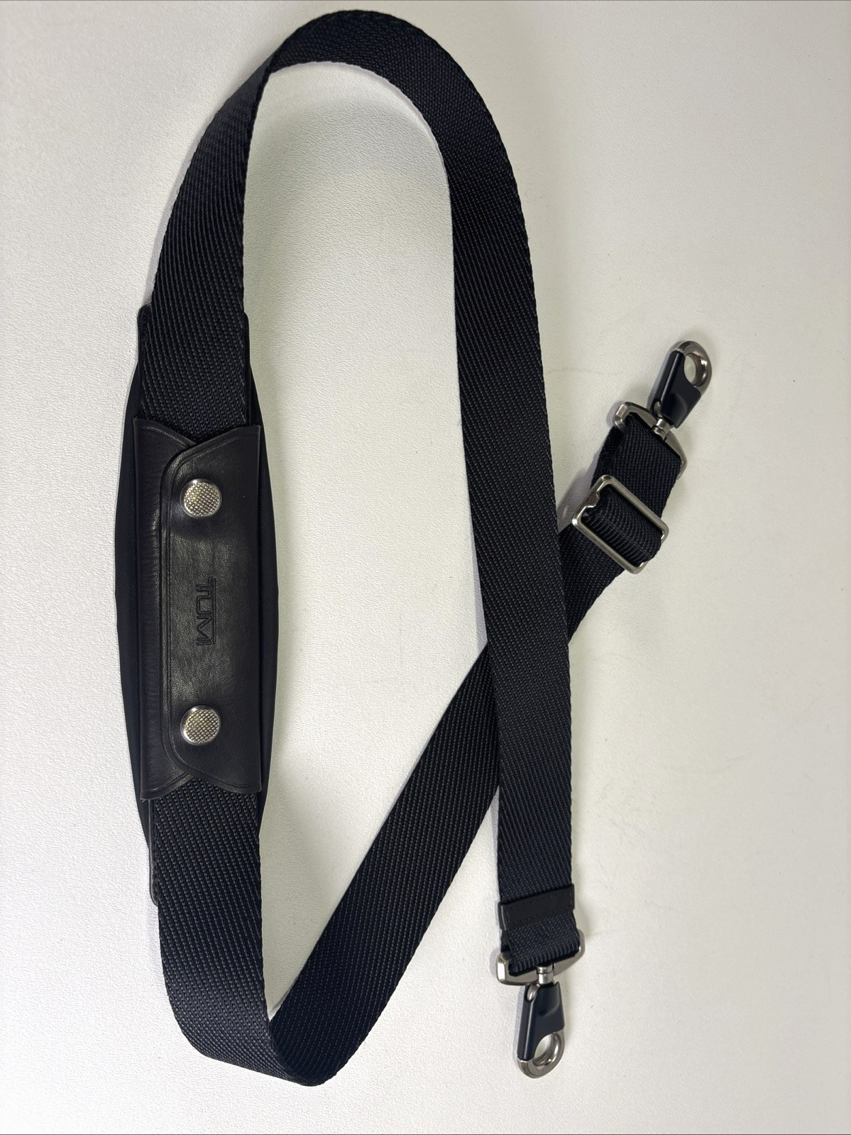 TUMI Replacement Shoulder Strap Padded Leather Webbing Luggage Briefcase Bag