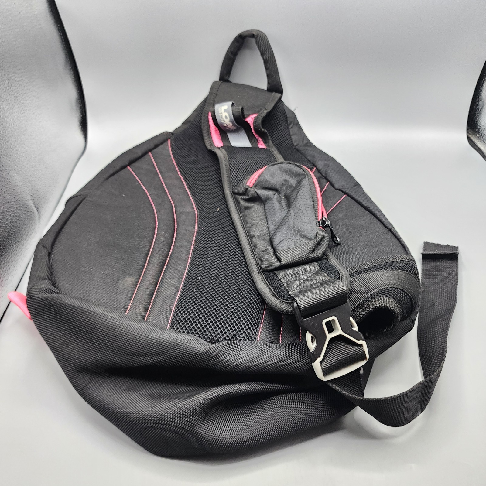 Adidas Backpack Black & Pink Polyester – Used