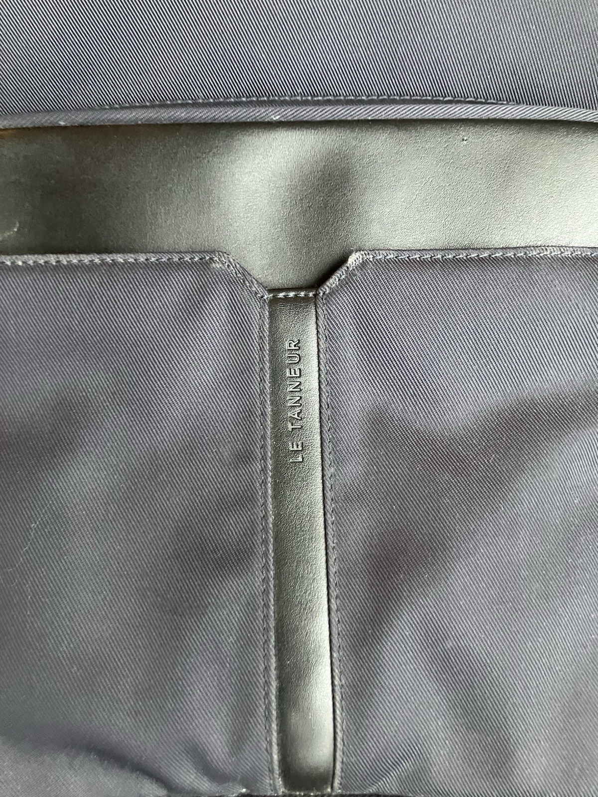 Le Tanneur Navy/black Leather Backpack