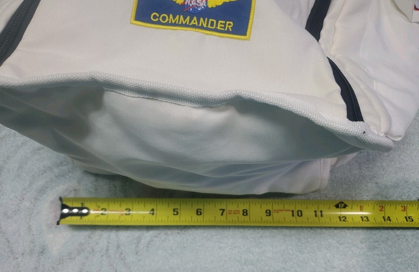 Aeromax Jr. Astronaut Backpack, White, with NASA patches
