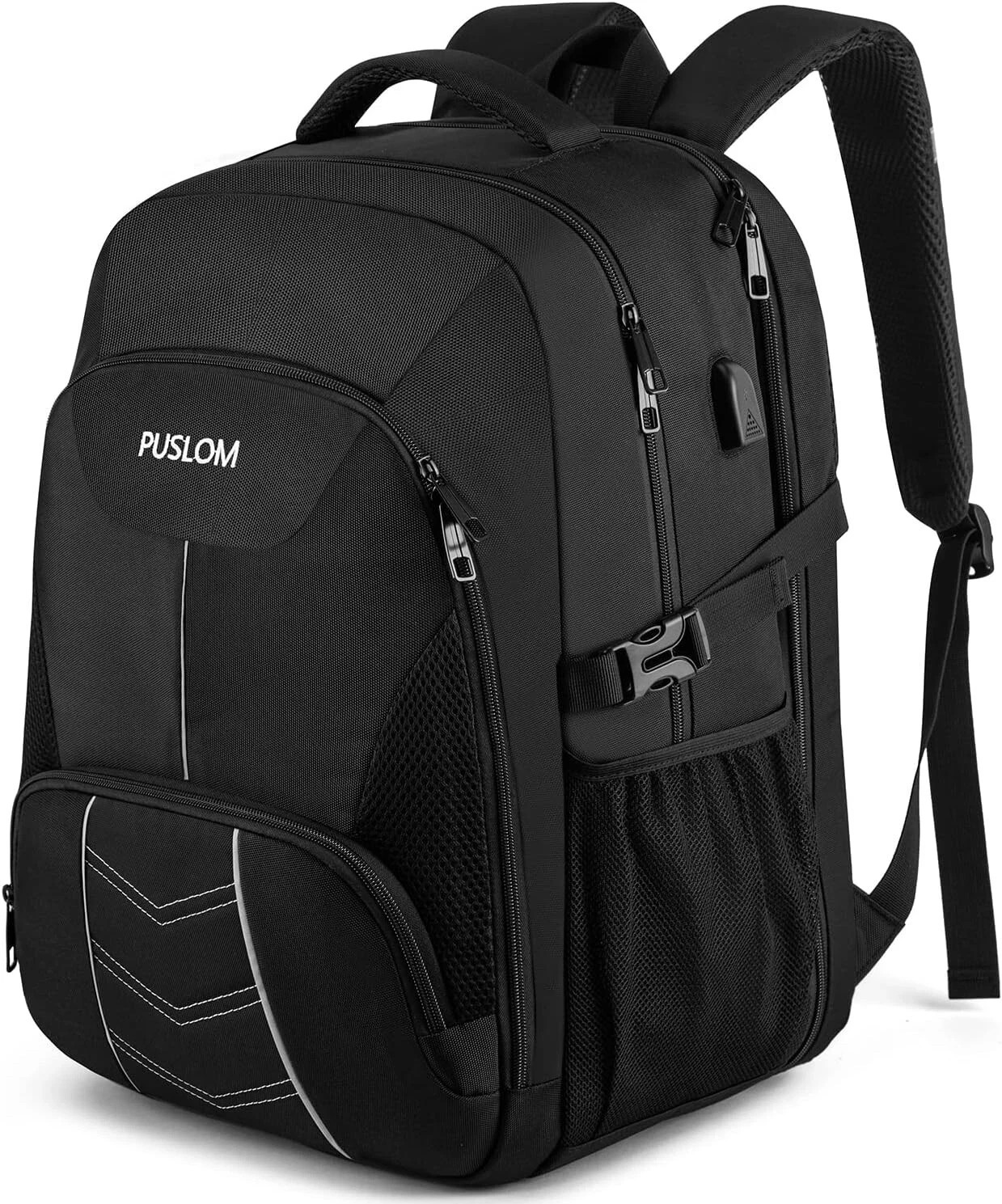 PUSLOM Extra Large Backpack for Men 55L,18.4Inch Travel Laptop Backpack with USB