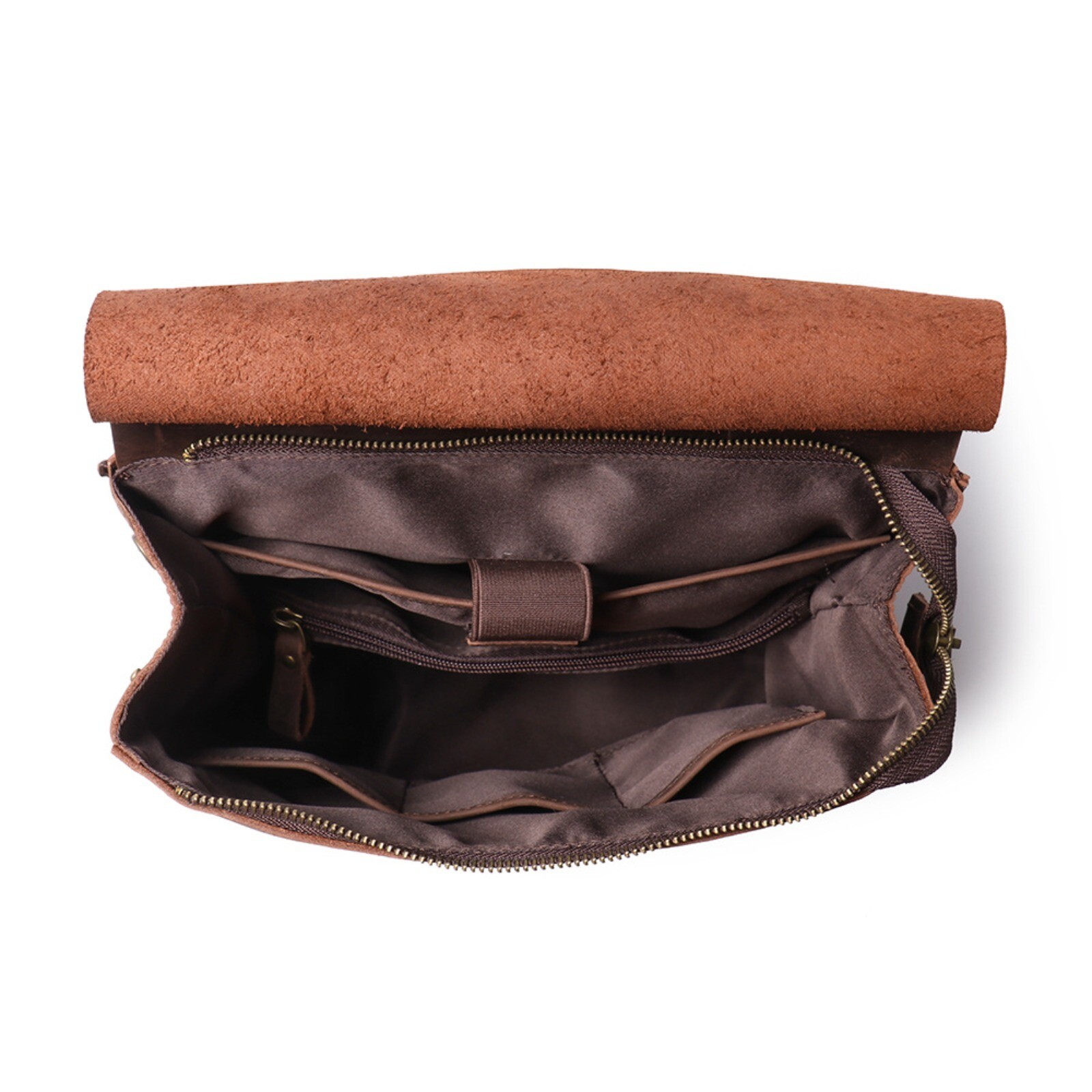 Mens Leather Backpack Brown Laptop Bag Vintage Travel School Rucksack