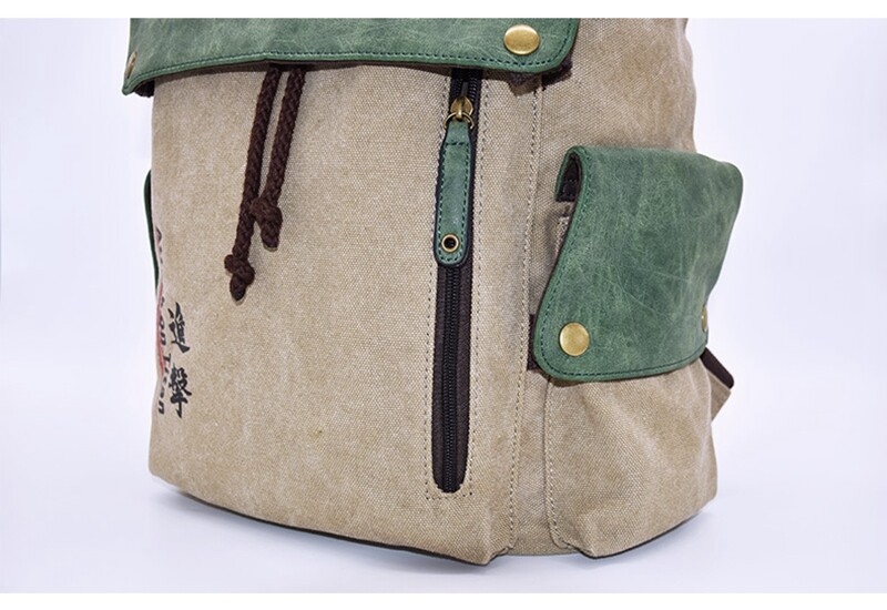 Anime Attack on Titan Backpack Shoulder Bag Student School Bag Laptop Bag Unisex