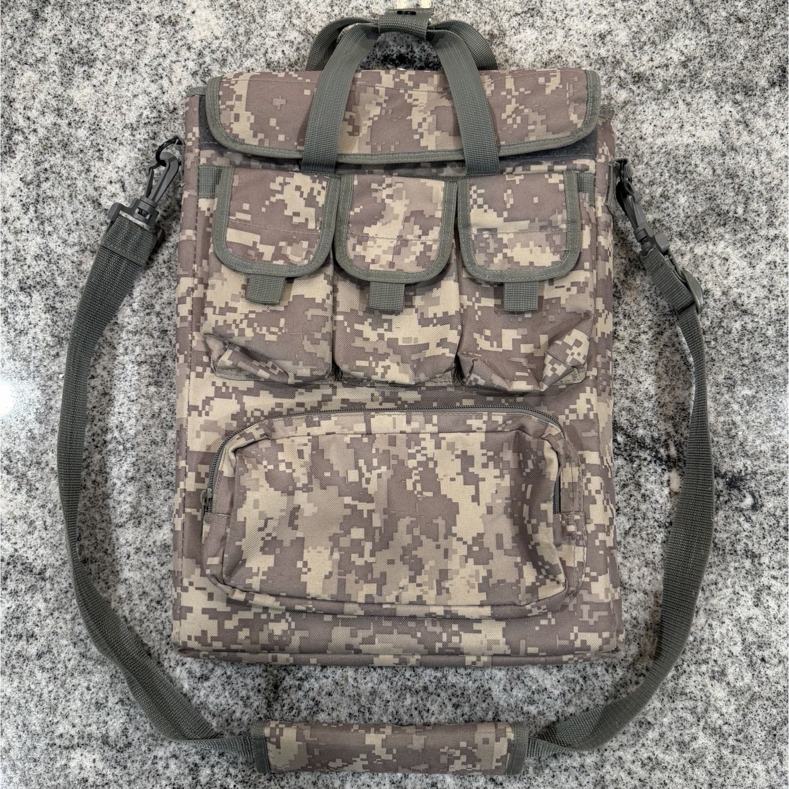 Digital Camo-Tactical/Utility-Mlt-Pocket-Military Range Laptop Case Shoulder Bag