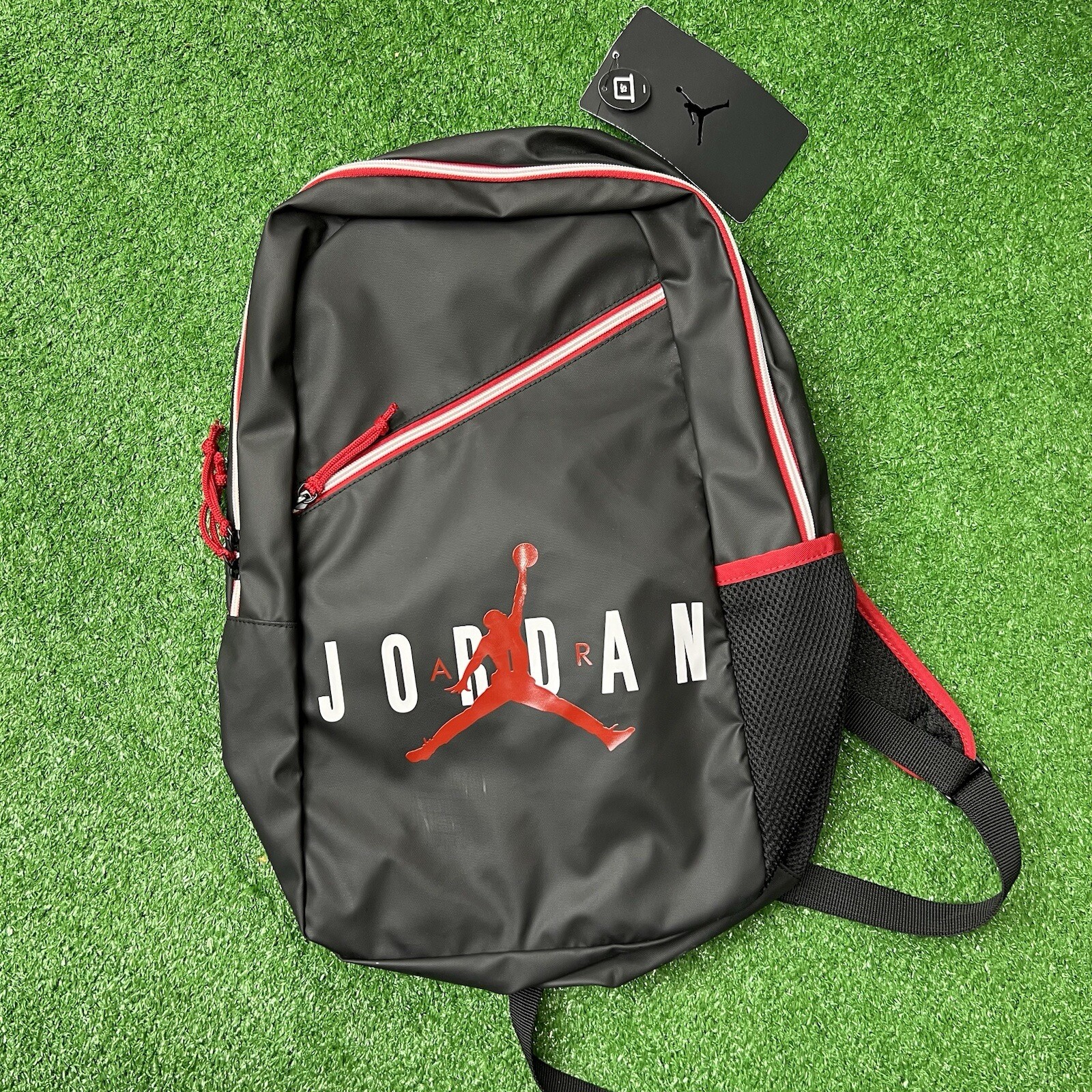 Jordan Crossover City 15″ Laptop Backpack Black Large Red White