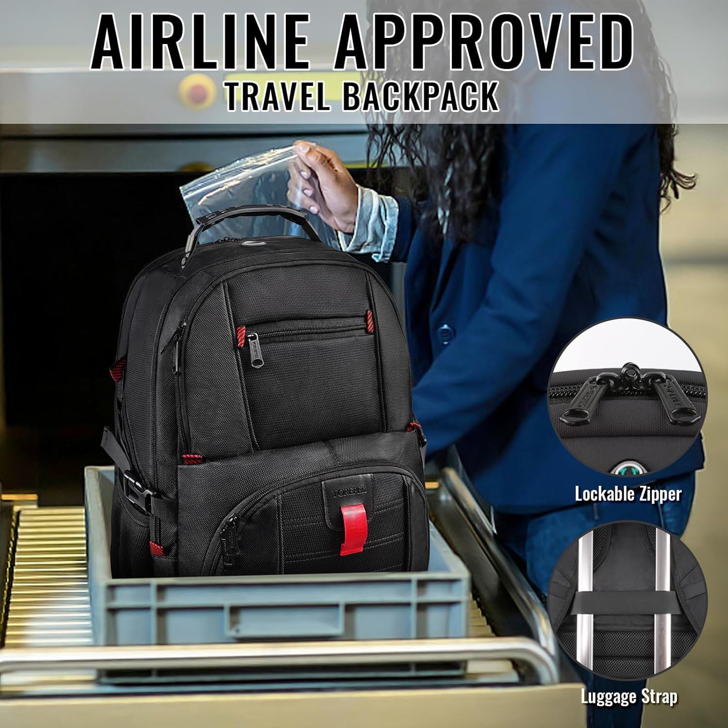 Large Backpack for Men, Extra Large Laptop Backpacks for Men Women, Water Resist