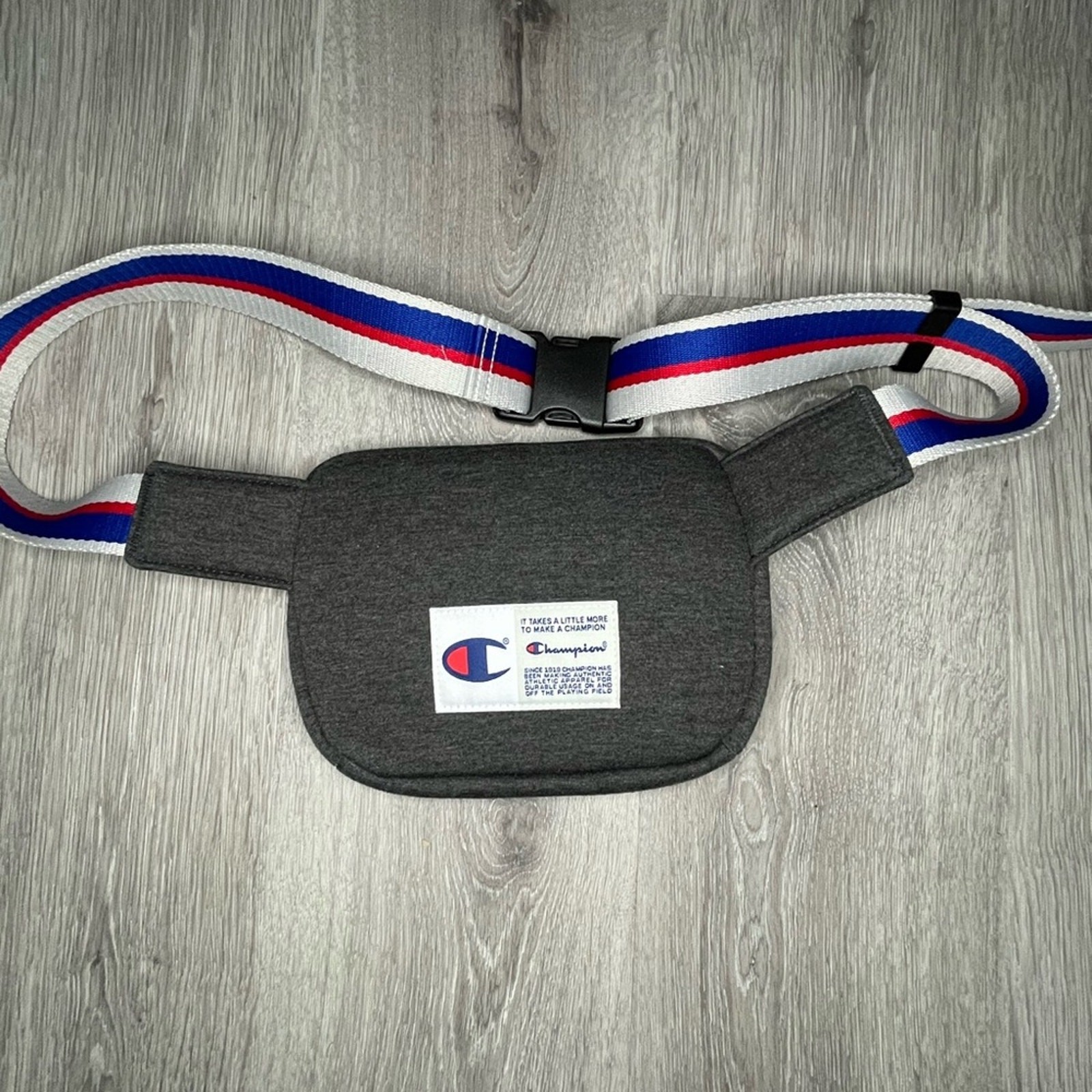 Champion Authentic Unisex Multi Purpose Belt Bag Black Logo Sport Casual