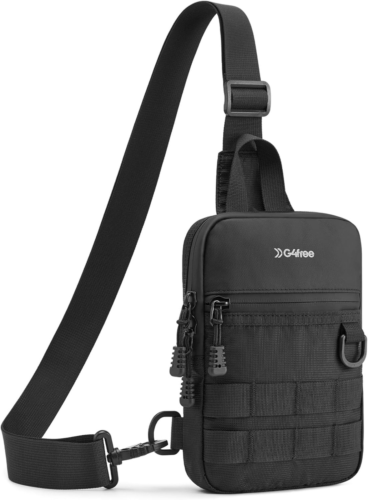 Small Crossbody Sling Bag Water Resistant Nylon Men Women Compact Tactical Chest
