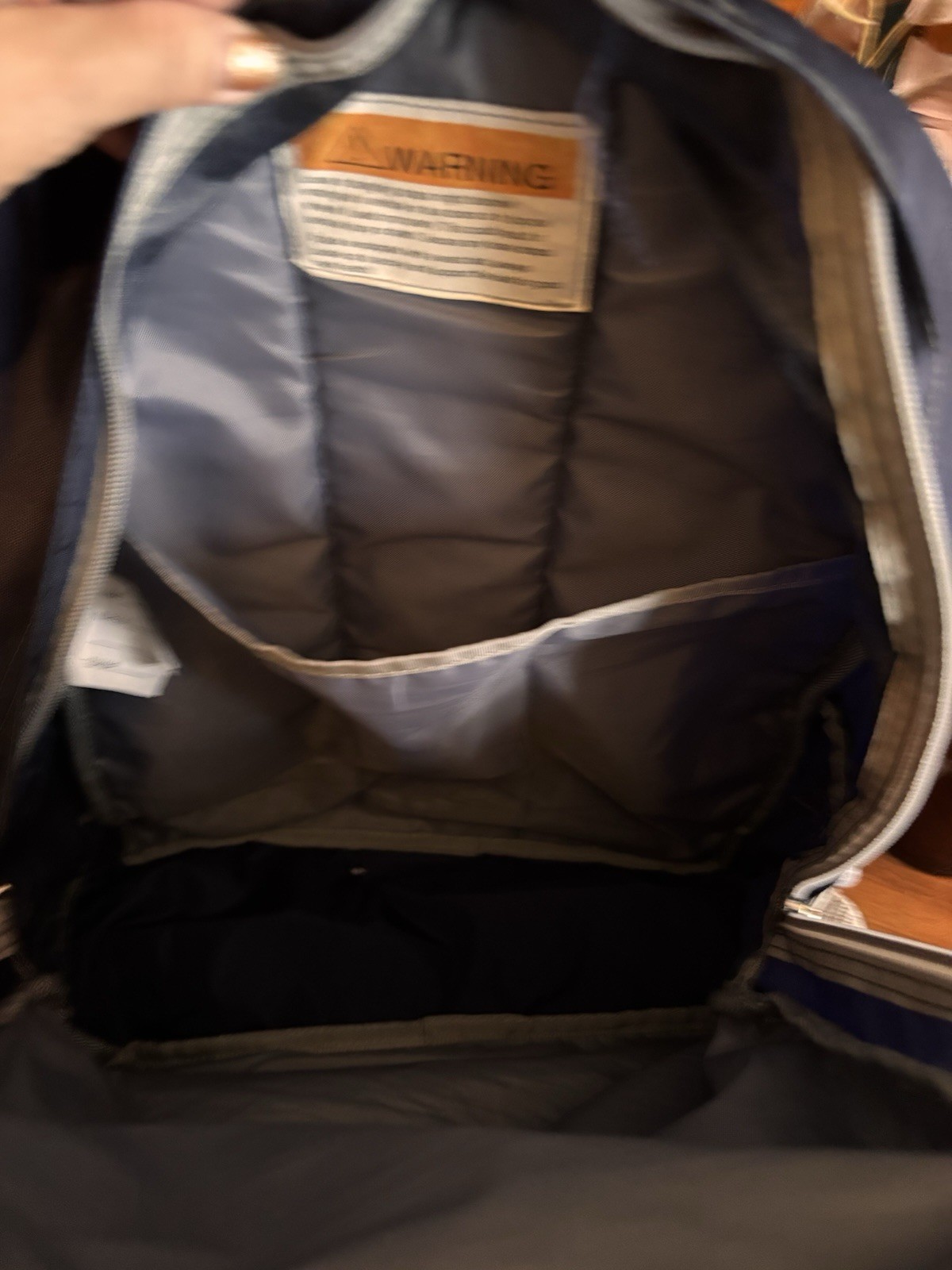 LL Bean Navy XL Reflective Backpack