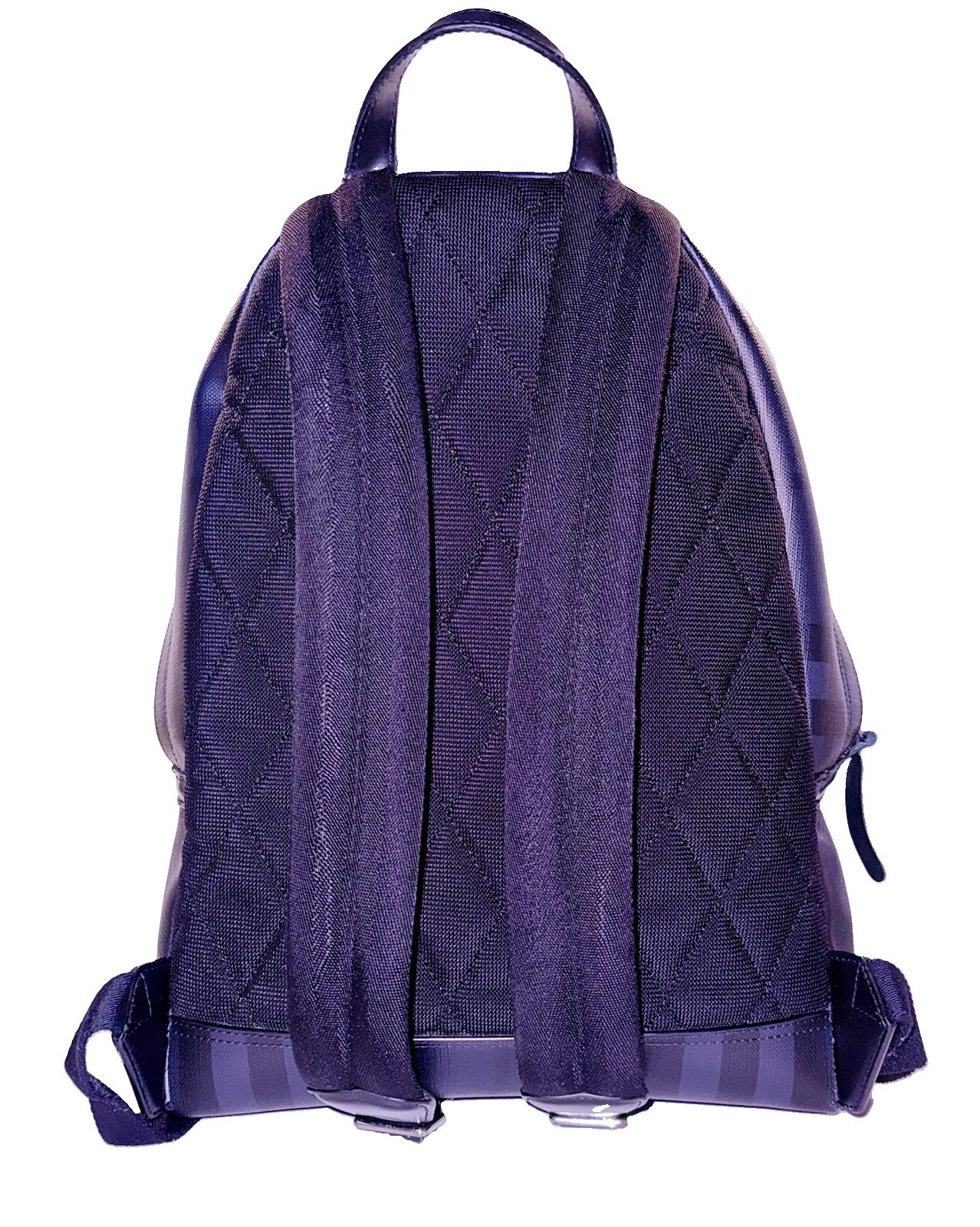 BURBERRY Abbeydale Backpack / Navy Blue London Check