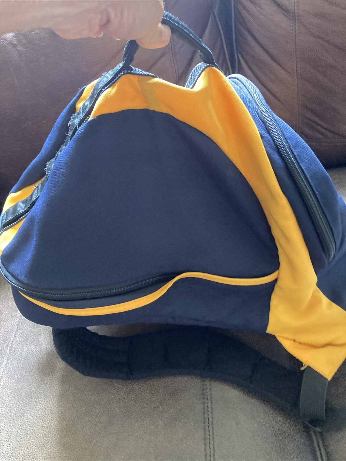 Vintage Stussy Backpack – Maize/Blue – Used – VG