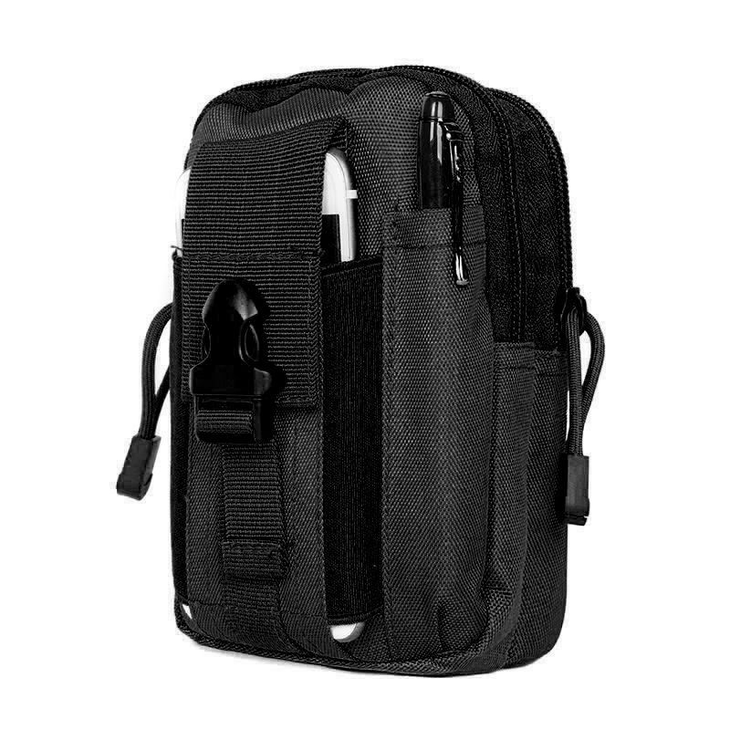 Men/Women’s Military Tactical Camo Phone Molle Pouch Belt Waist Fanny Pack Bag
