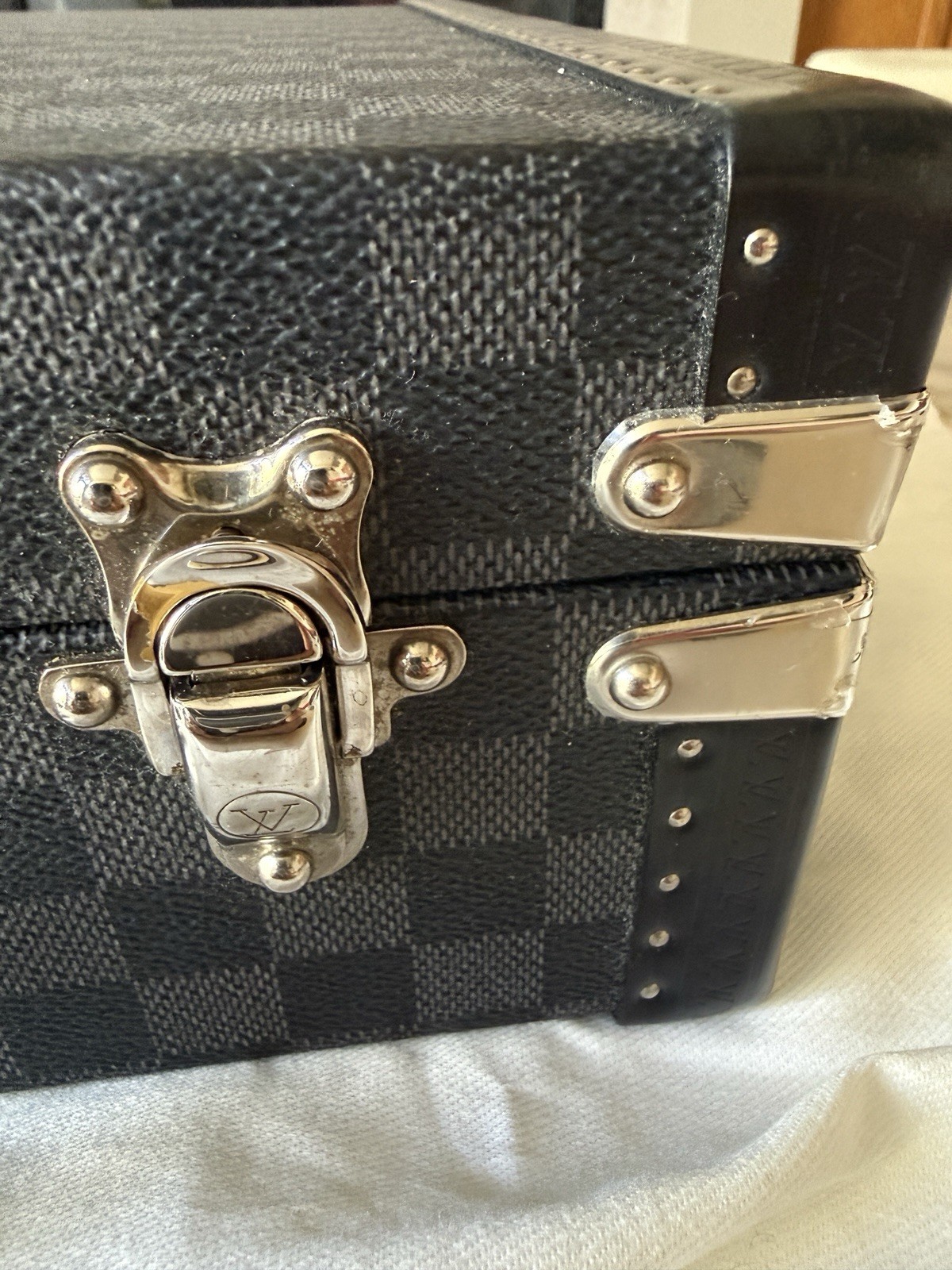 Louis Vuitton PRESIDENT Damier Graphite BRIEFCASE BUSINESS BAG, NO KEY PRESENT
