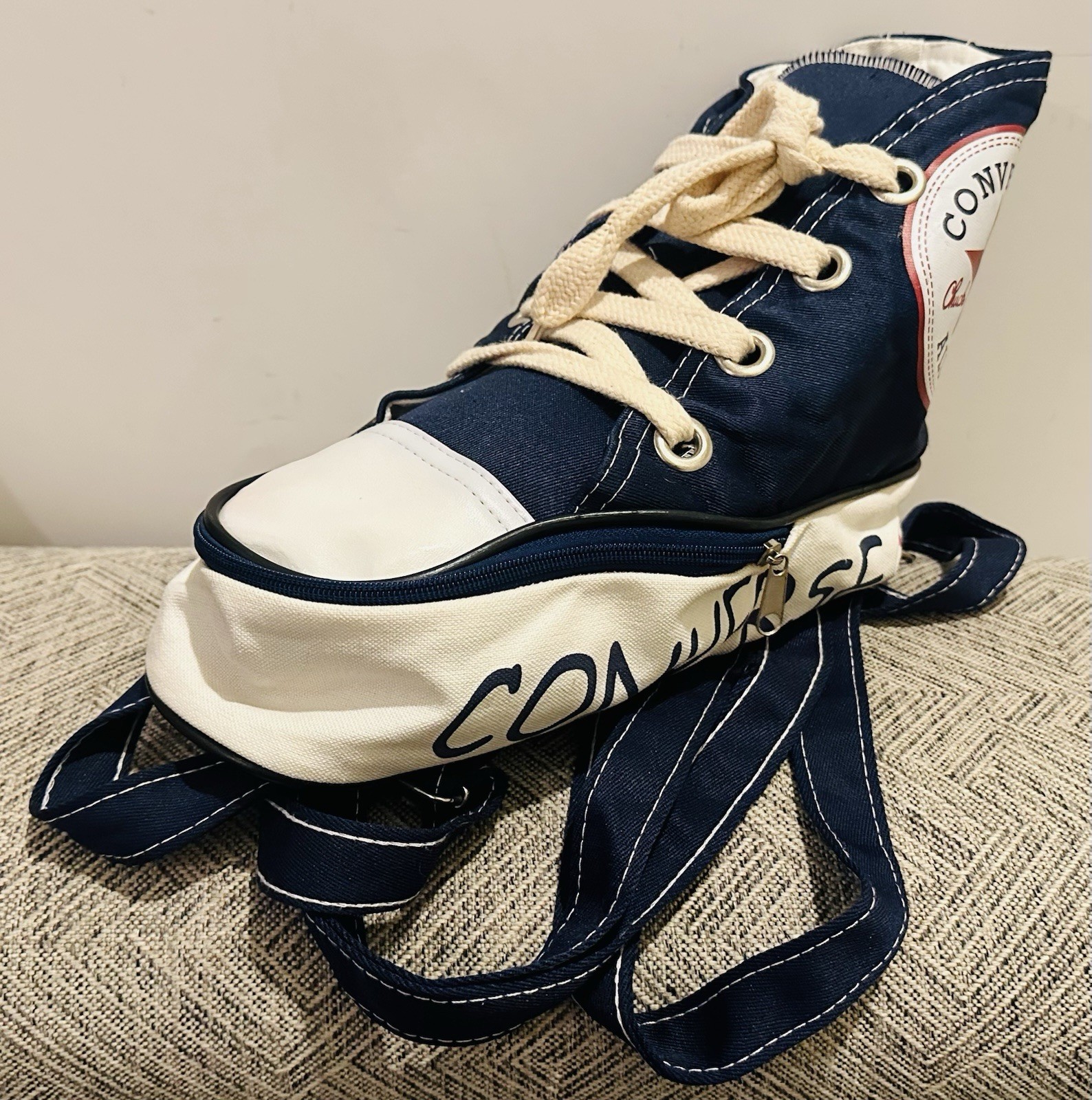 Converse Chuck Taylor All Star Blue/White 12” Small Back Pack Duffle