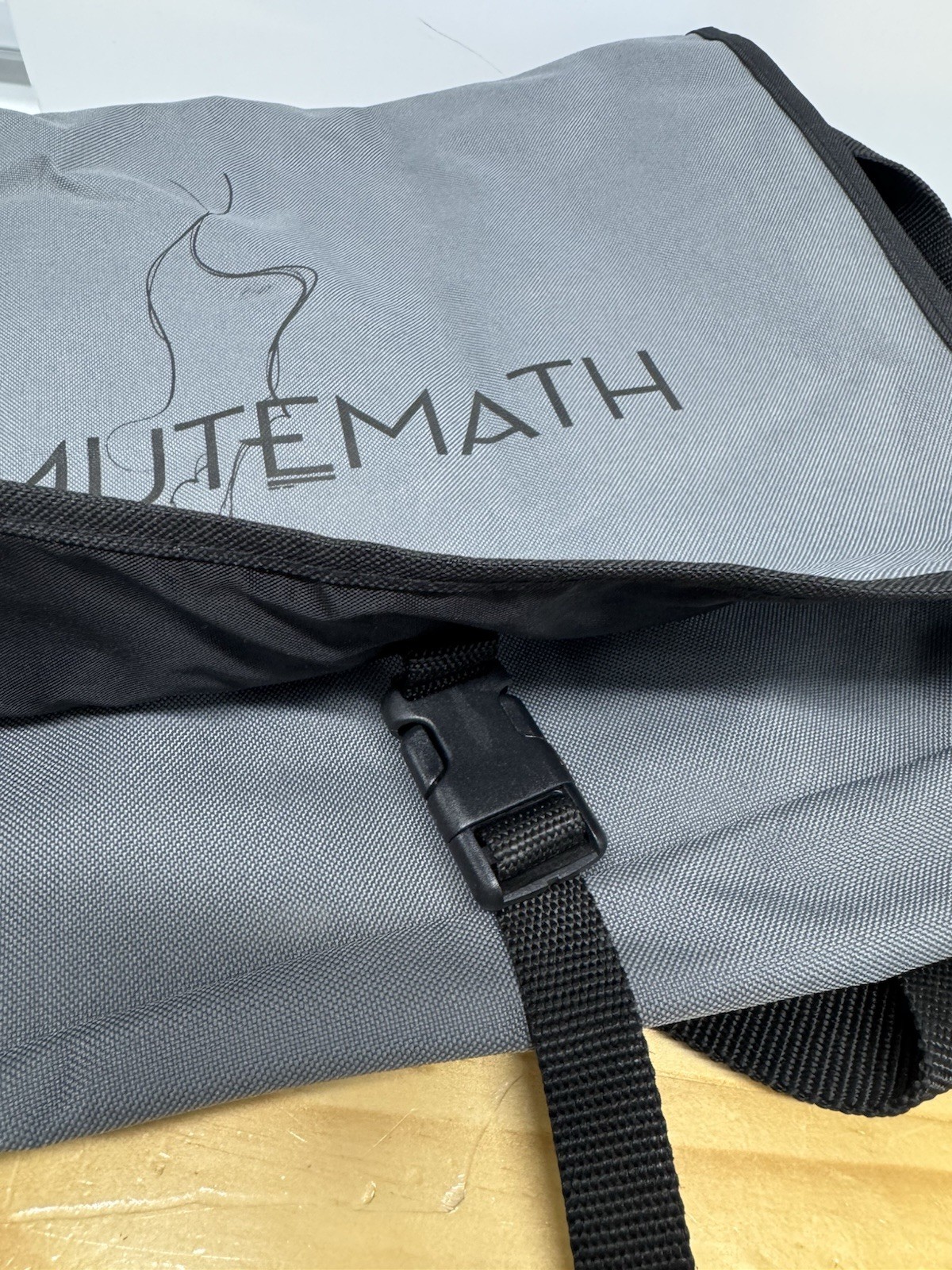 MuteMath Gray Messenger Bag One Size Unisex New Without Tags