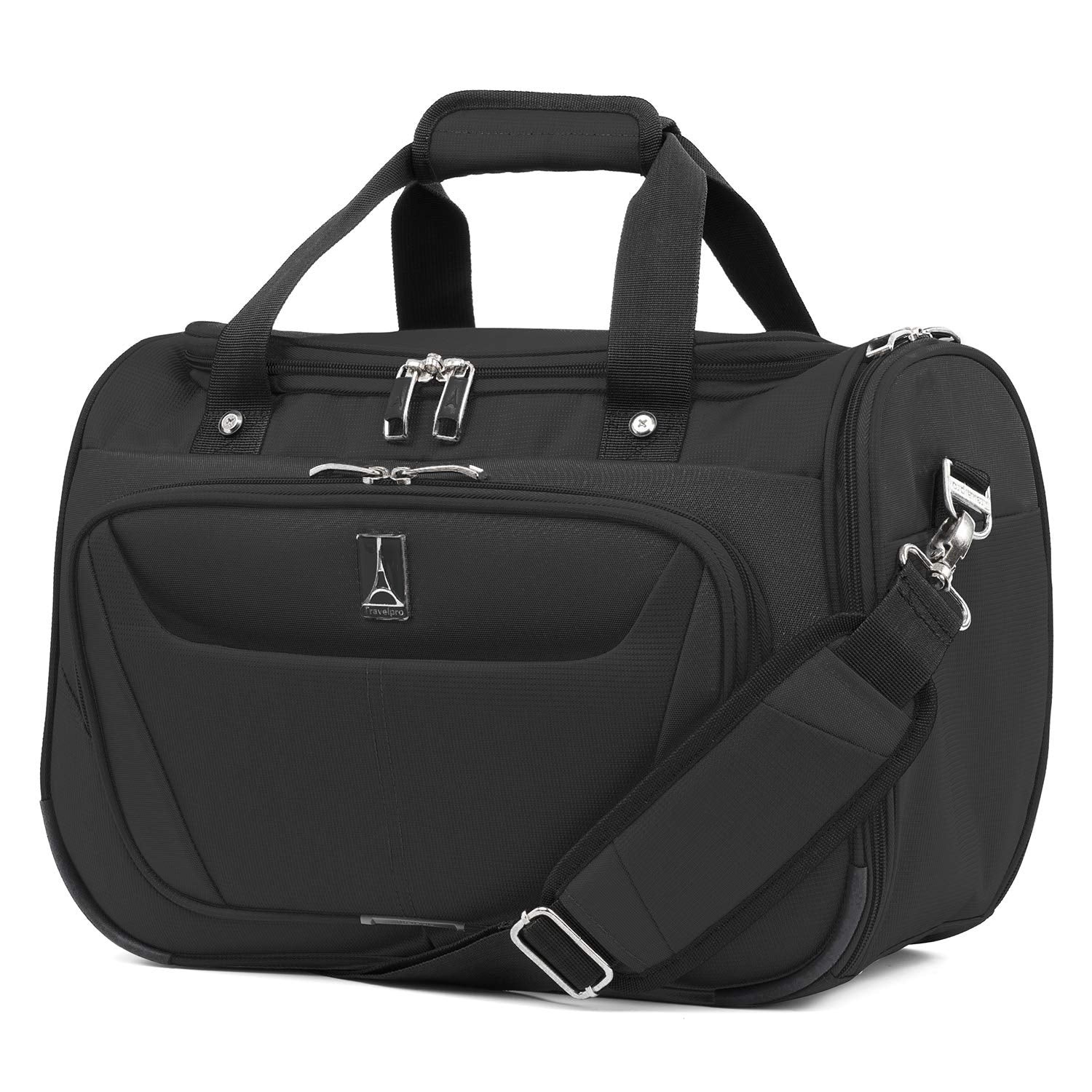 Travelpro Maxlite 5 Softside Lightweight Underseat Tote, Black 18 Inch U23