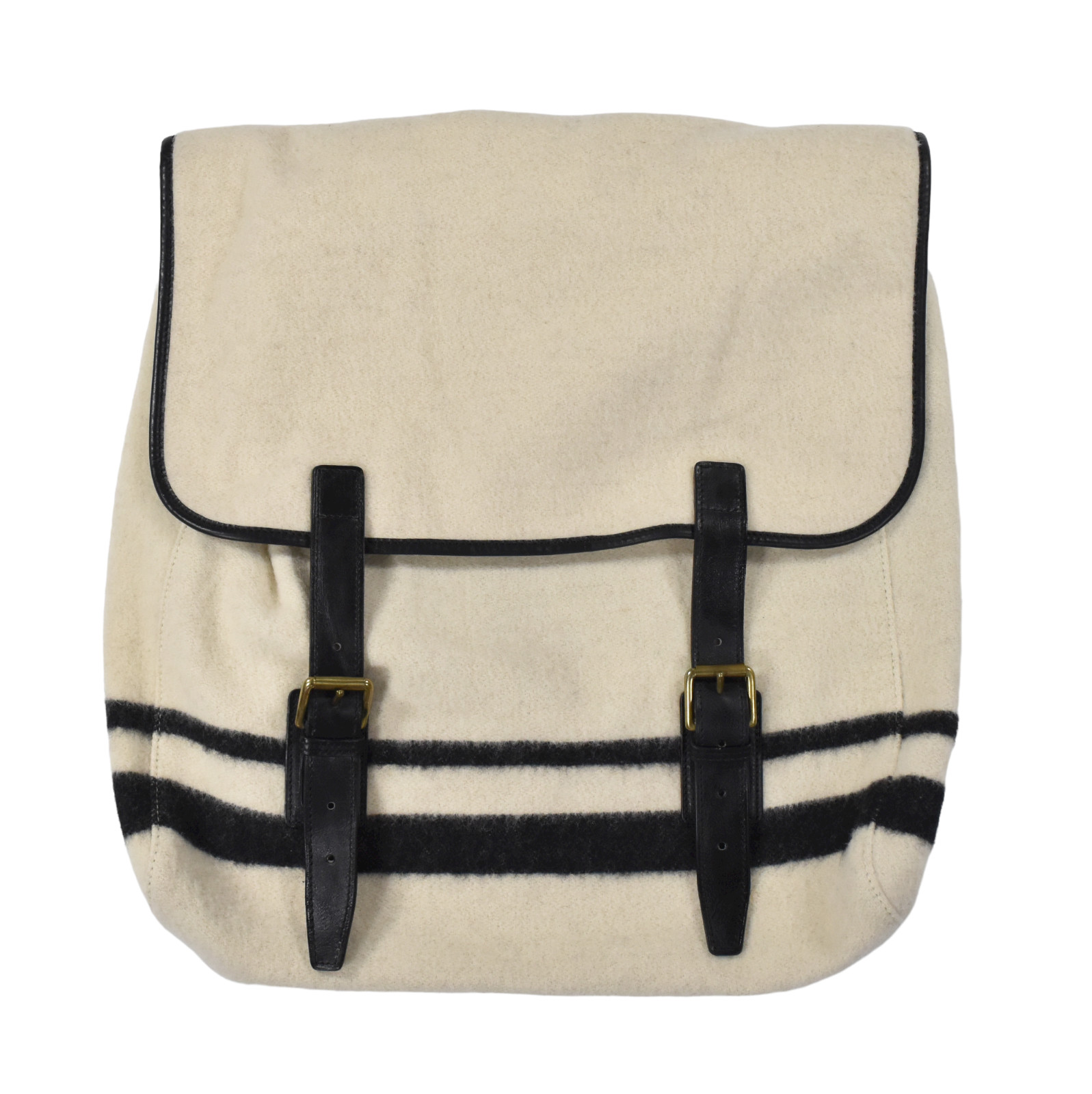 Polo Ralph Lauren Vintage Wool Leather RRL Style XL Backpack New