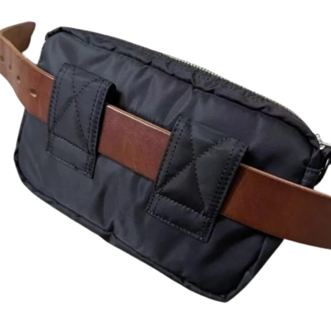 Yoshida Porter Tanker Black Shoulder Crossbody Bag 622-68809 Waist Bag Nylon