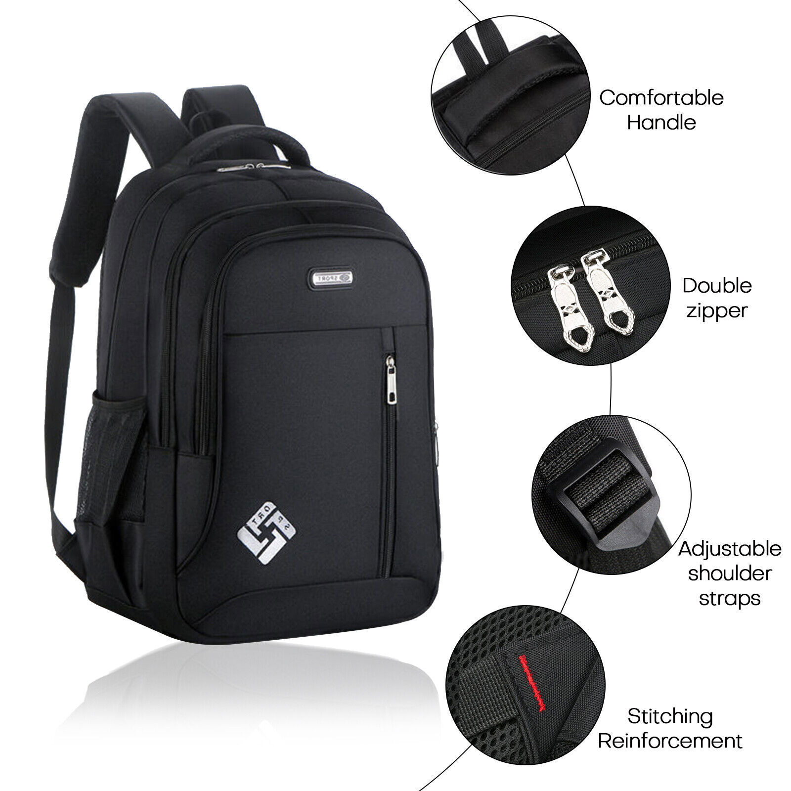 Water Resistant Large 18″ Laptop Backpack Men Women Travel School Business Bag