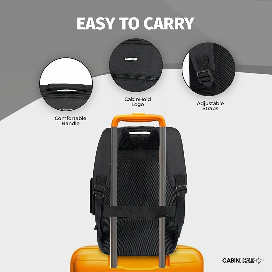 Ryanair 40x25x20cm CABINHOLD ® Backpack Barcelona Hand Luggage Wizzair RPET 20L