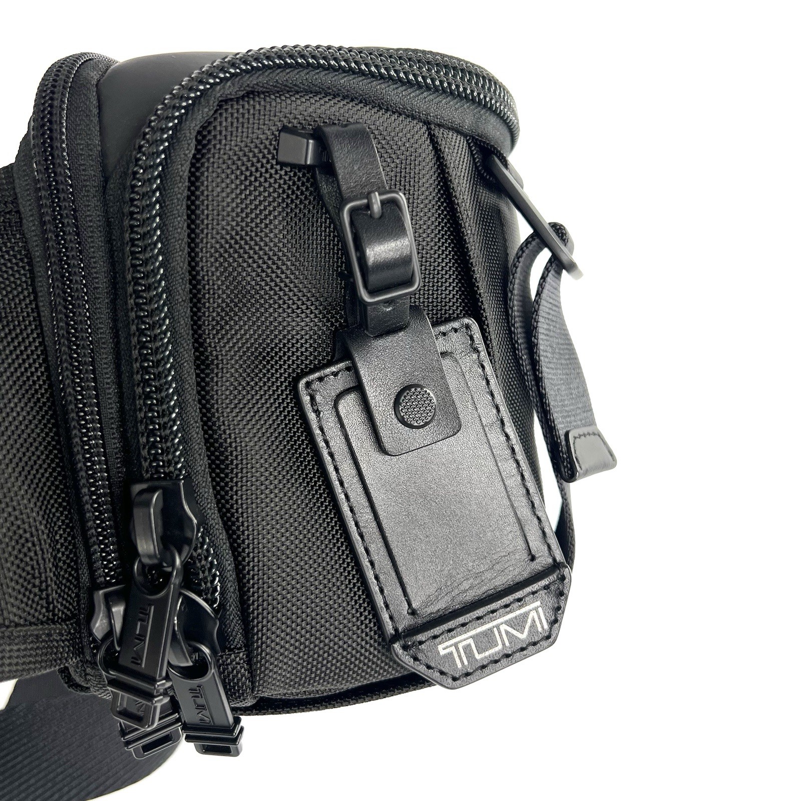 TUMI Alpha Bravo Platoon Sling Shoulder Bag Crossbody Solid Black