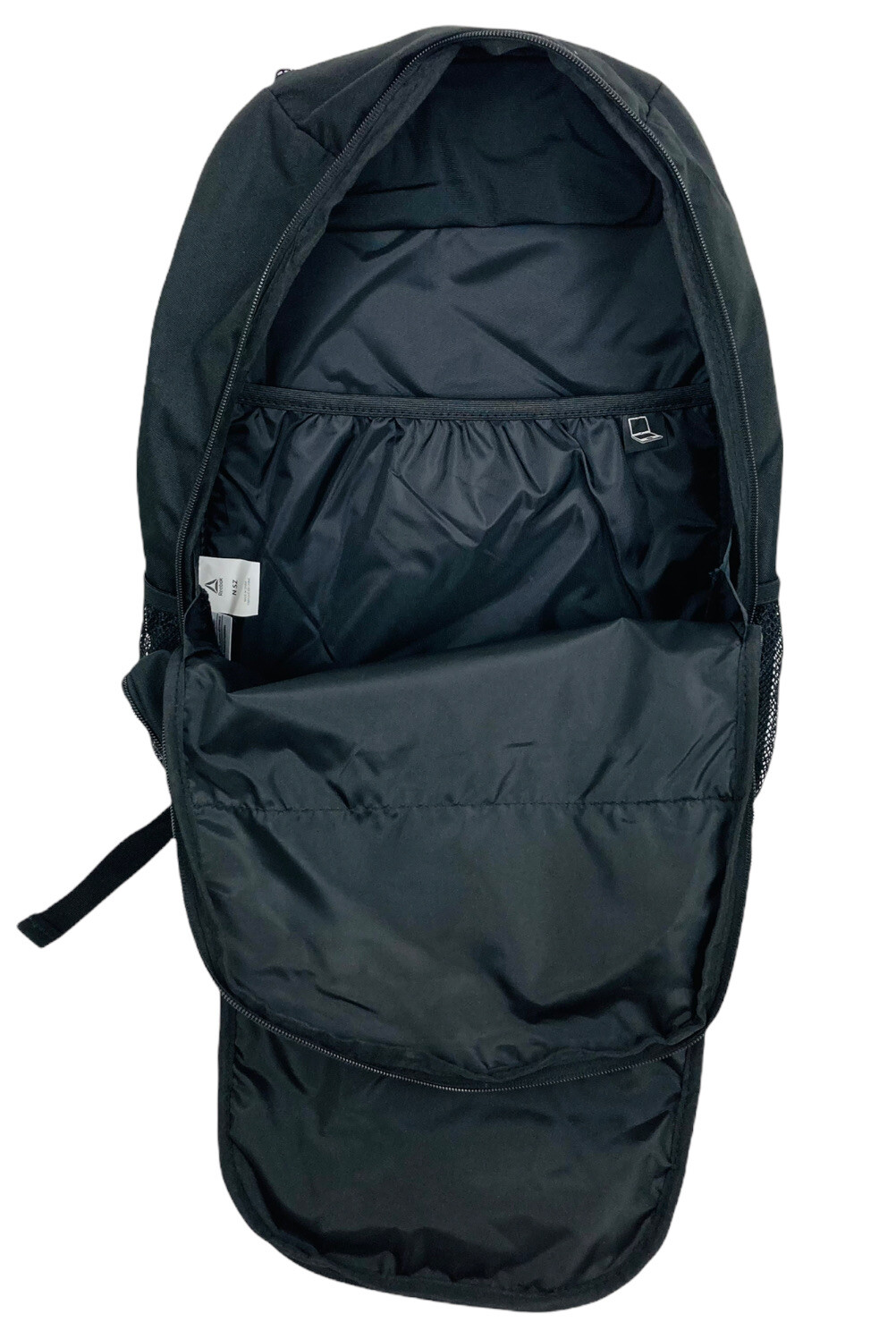 Reebok Workout School Backpack Padded Laptop Sleeve Comfort Straps Black Blue