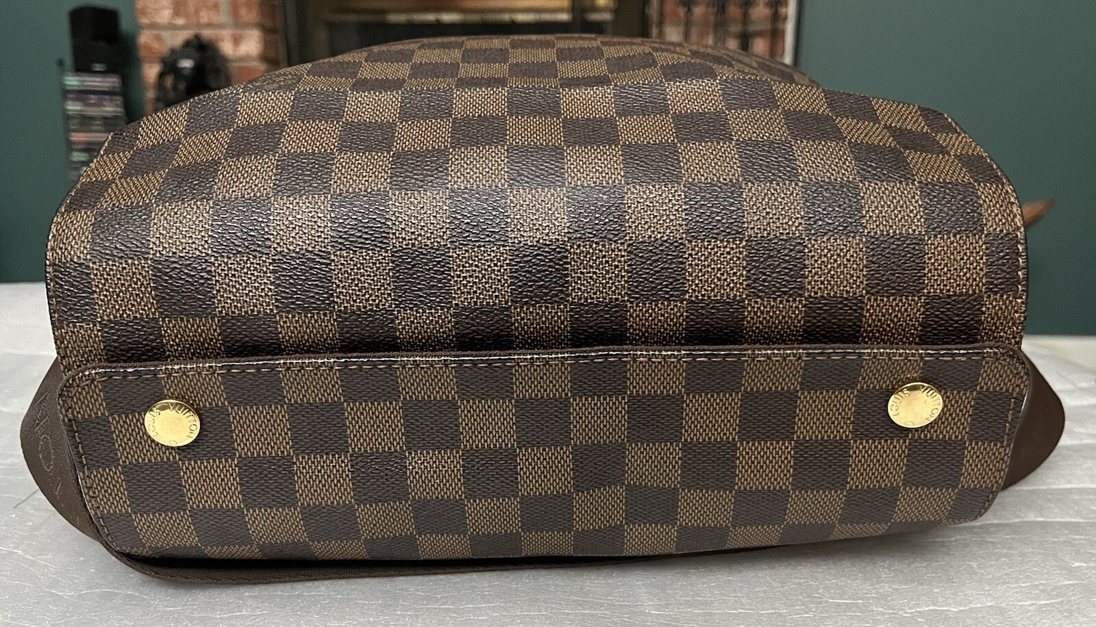 Louis Vuitton LV Canvas Monogram DAMIER NAVIGLIO Messenger bag – VERY GOOD