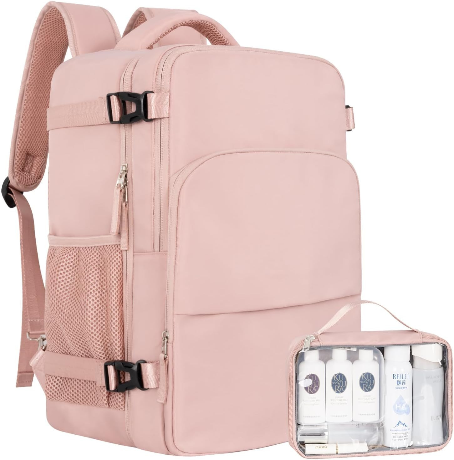 Travel Backpack for Women, Airline Approved Carry on Personal Item Bag, Waterpro