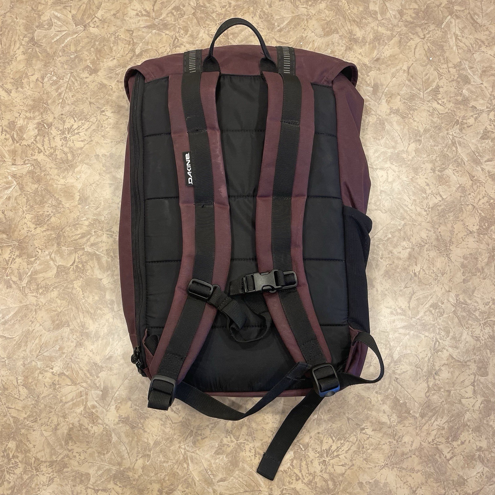 Dakine Trek II 26L Top Loader Backpack Bag Red Laptop Rucksack Cork Lash Tabs