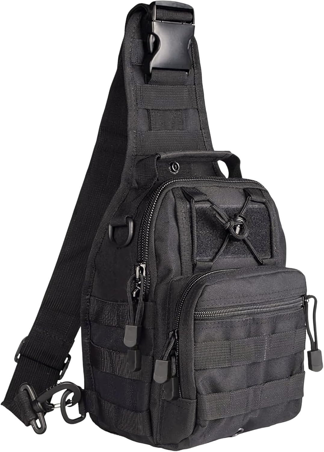 Mens Backpack Tactical Sling Shoulder Bag Molle Travel Chest Pack Outdoor Hiking