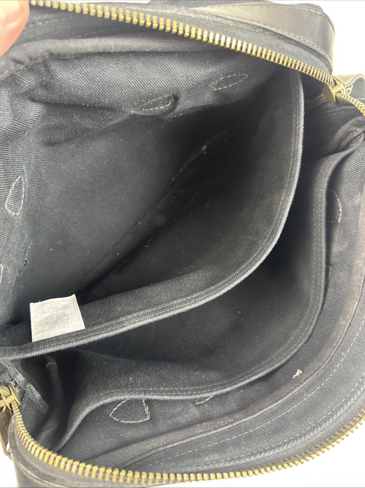 Filson Rugged Twill Original Briefcase Black Made In USA High Quality Canvas