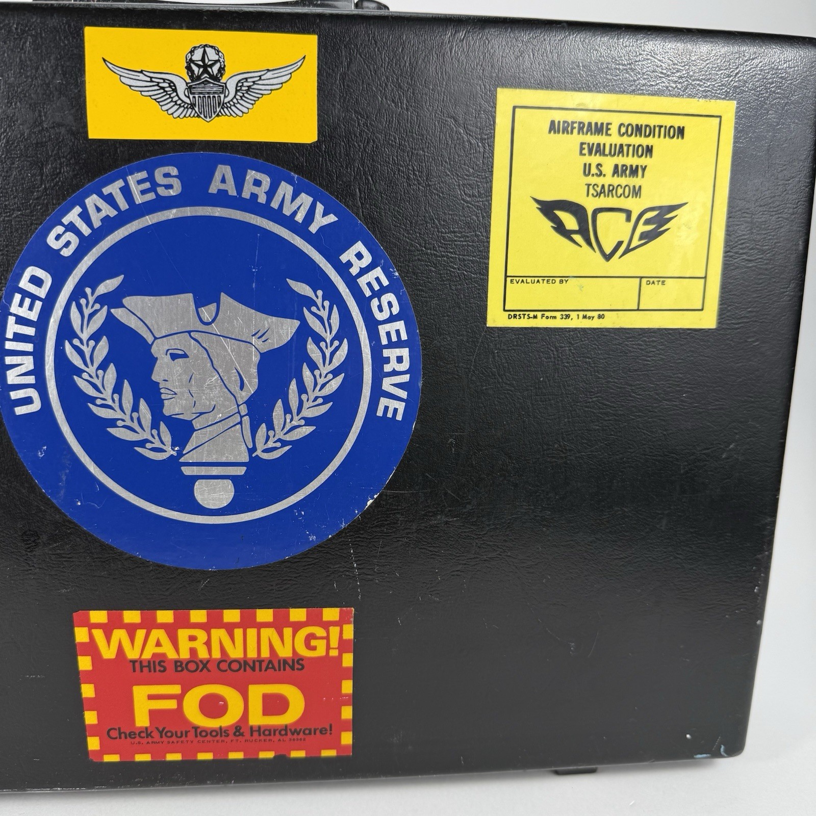 Vintage Samsonite Double Lock Hard Shell Slim Briefcase Black – Army Stickers