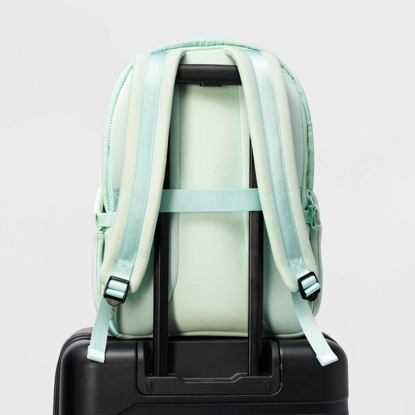 ALL IN MOTION 14L FAUX NEOPRENE BACKPACK – MINT GREEN