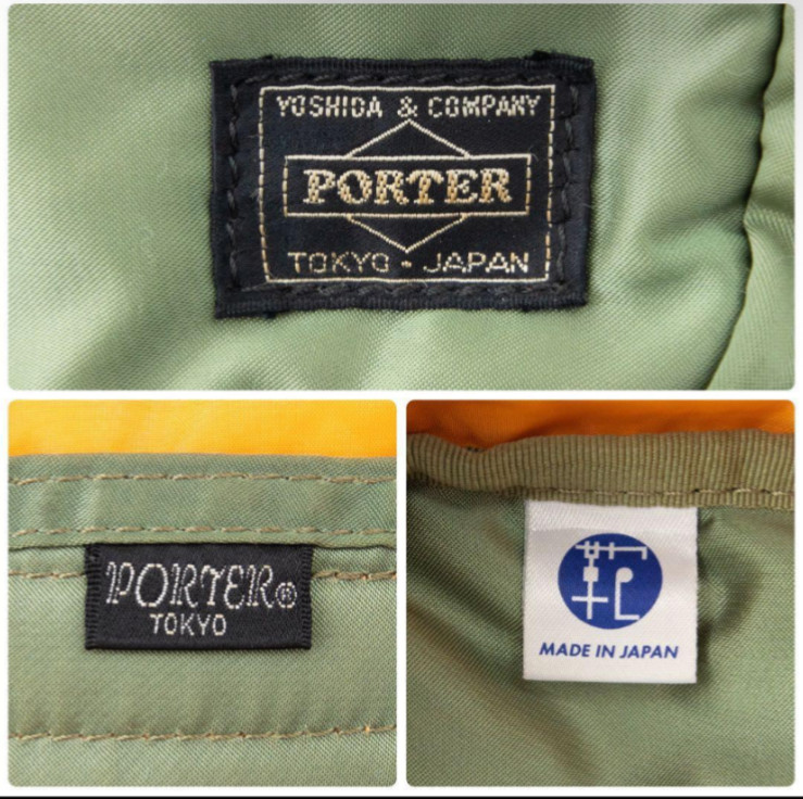 YOSHIDA PORTER Tanker Daypack Backpack Nylon Green Made in Japan